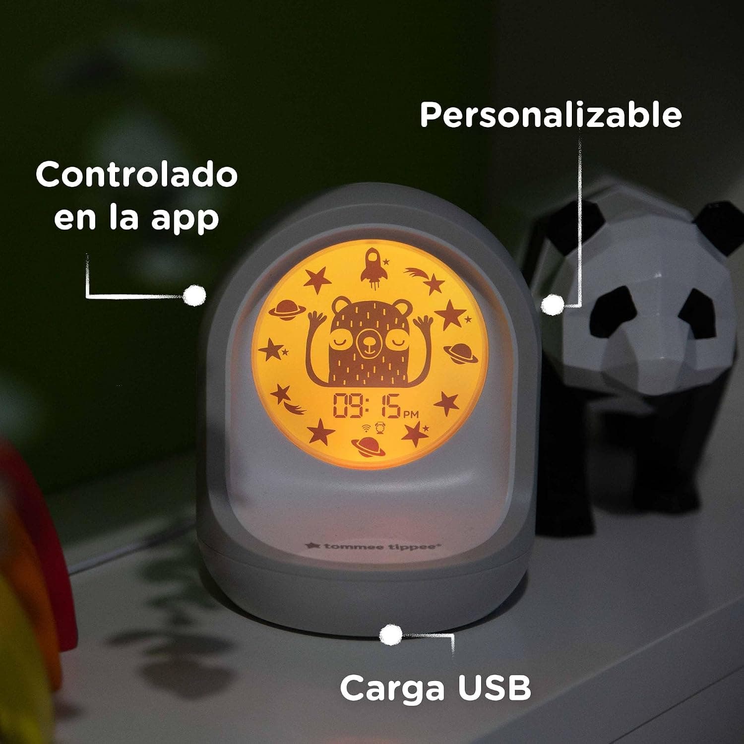 ساعت آموزش خواب کودک Tommee Tippee با قابلیت اتصال به اپلیکیشن، زنگ هشدار و چراغ خواب ساعت آموزش خواب کودک Tommee Tippee با قابلیت اتصال به اپلیکیشن، زنگ هشدار و چراغ خواب