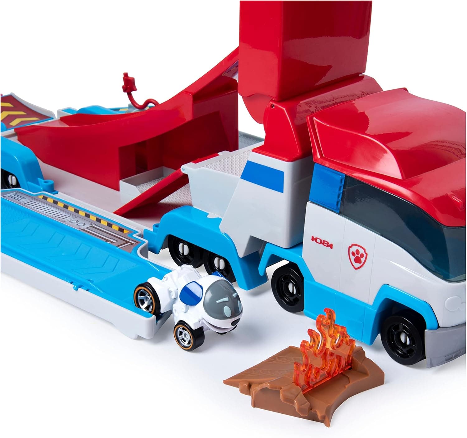 مجموعه پیست بازی کودکان Paw Patrol تبدیلشونده 2-in-1 برای خودروهای فلزی True Metal مدل PAW Patroller مجموعه پیست بازی کودکان Paw Patrol تبدیلشونده 2-in-1 برای خودروهای فلزی True Metal مدل PAW Patroller