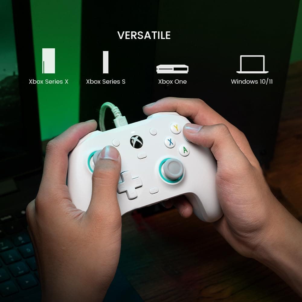 دسته بازی سیمی برای Xbox Series X|S، Xbox One و Windows 10/11 GameSir با جویاستیک و تریگر Hall Effect، جک صوتی 3.5 mm مدل G7 SE دسته بازی سیمی برای Xbox Series X|S، Xbox One و Windows 10/11 GameSir با جویاستیک و تریگر Hall Effect، جک صوتی 3.5 mm مدل G7 SE