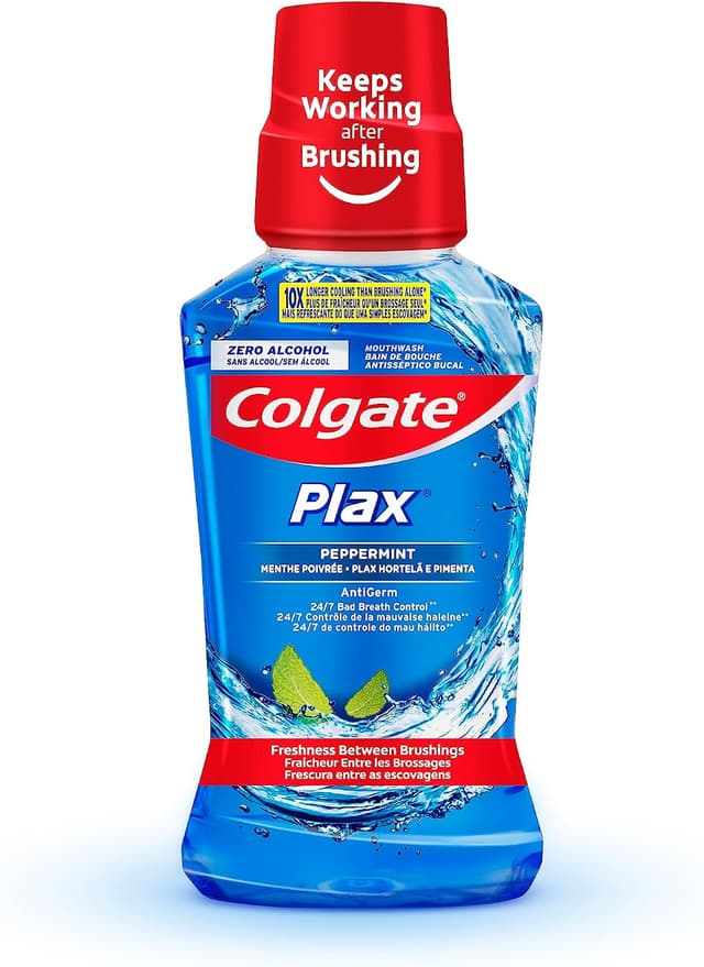 دهانشویه Colgate Plax با طعم نعناع 250ml دهانشویه Colgate Plax با طعم نعناع 250ml
