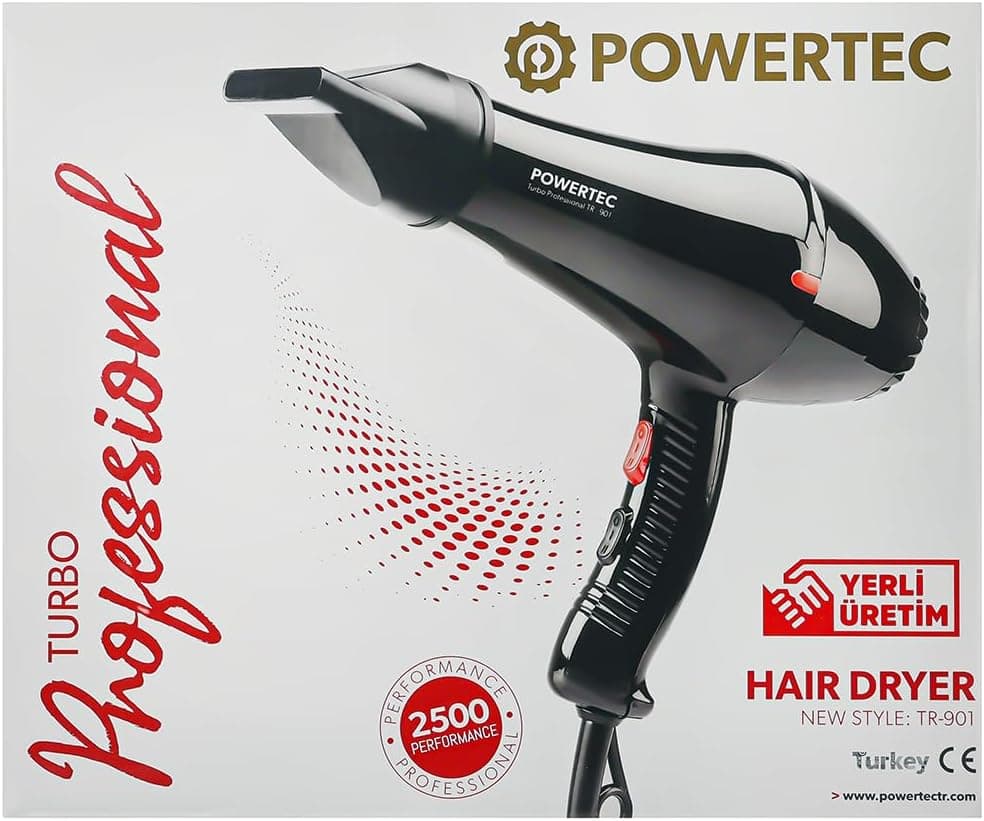 دستگاه سشوار حرفهای POWERTEC مدل TR-901 دستگاه سشوار حرفهای POWERTEC مدل TR-901