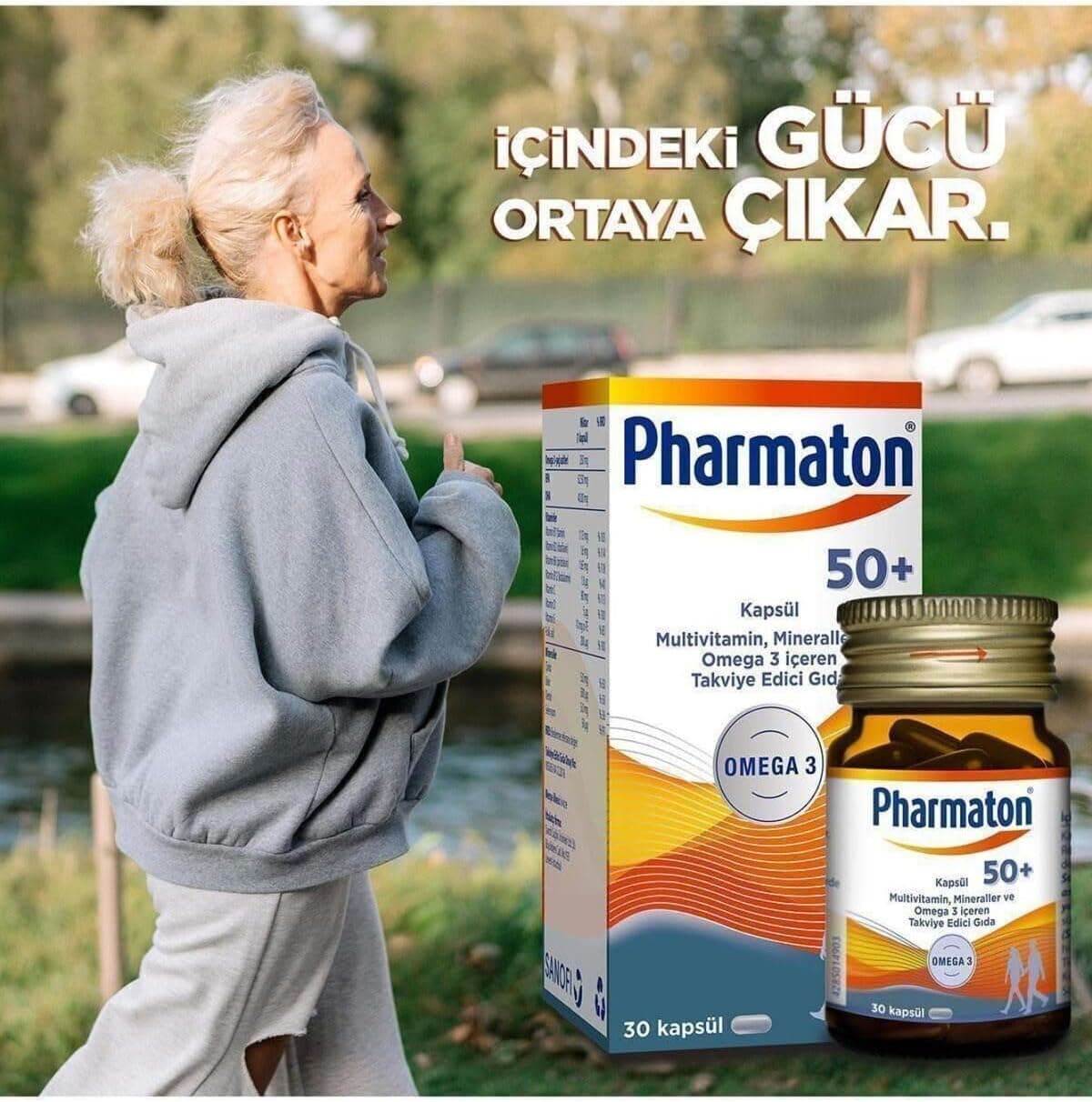 مکمل ویتامین و معدنی Pharmaton 50+ با Omega 3 بسته 2 تایی 30 کپسولی مکمل ویتامین و معدنی Pharmaton 50+ با Omega 3 بسته 2 تایی 30 کپسولی