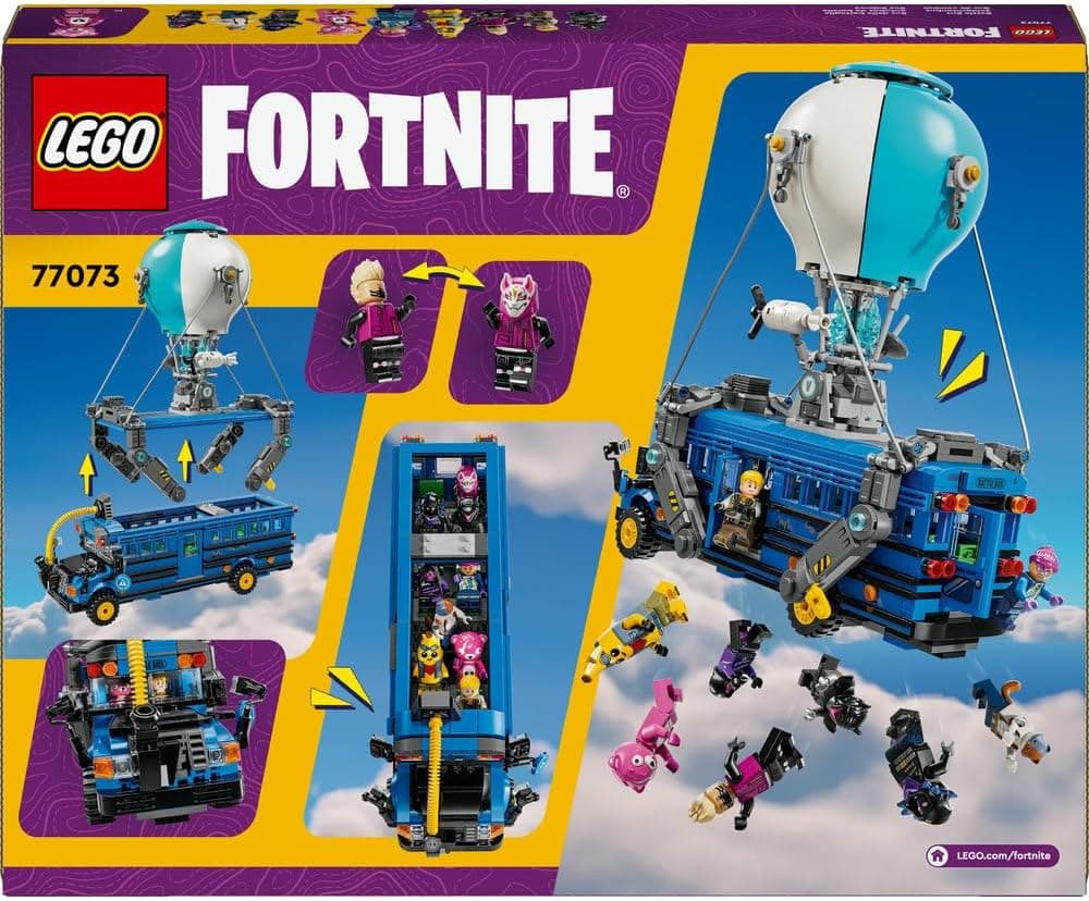 لگو Fortnite مدل Battle Bus 77073 لگو Fortnite مدل Battle Bus 77073