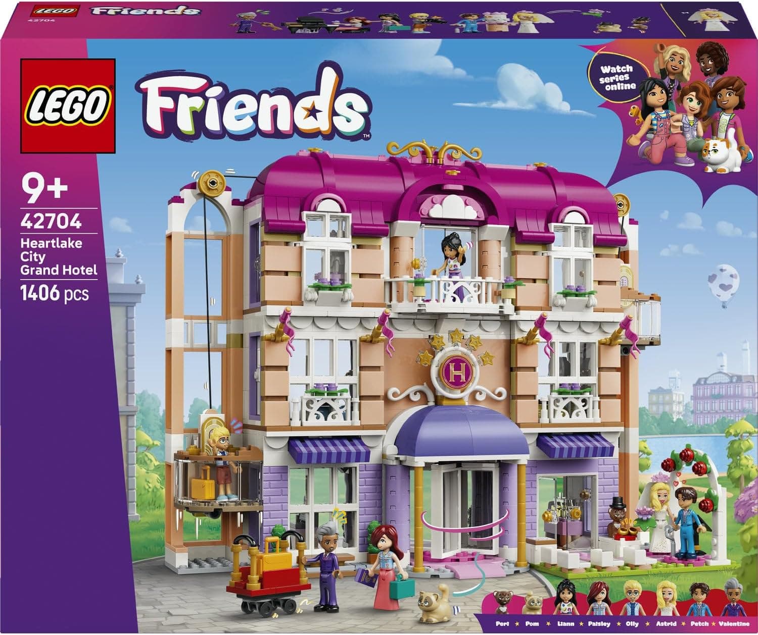 لگو Friends ست هتل بزرگ Heartlake City مدل 42704 لگو Friends ست هتل بزرگ Heartlake City مدل 42704