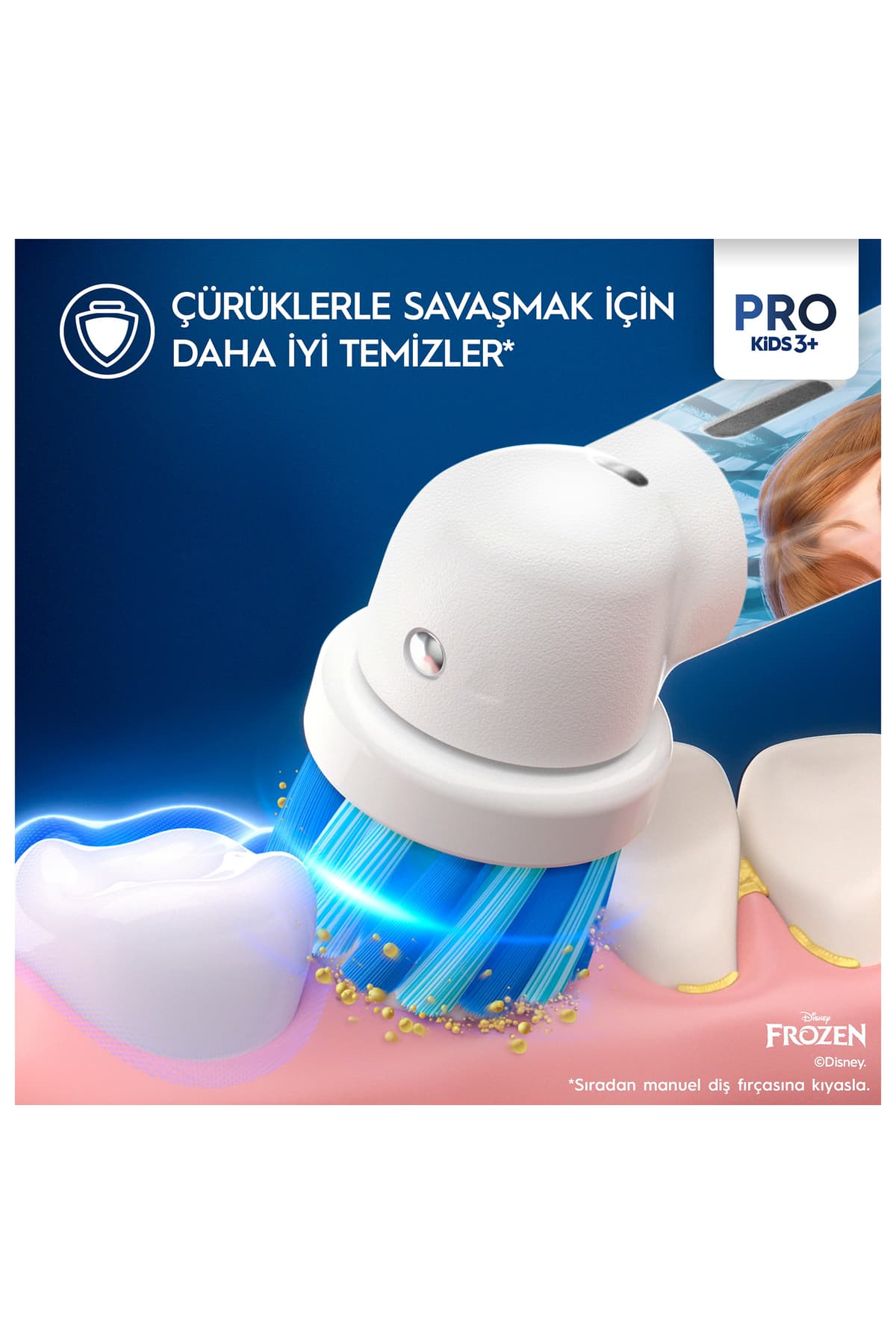 مسواک شارژی کودک Oral-B سری ویژه Frozen مدل D100 مسواک شارژی کودک Oral-B سری ویژه Frozen مدل D100