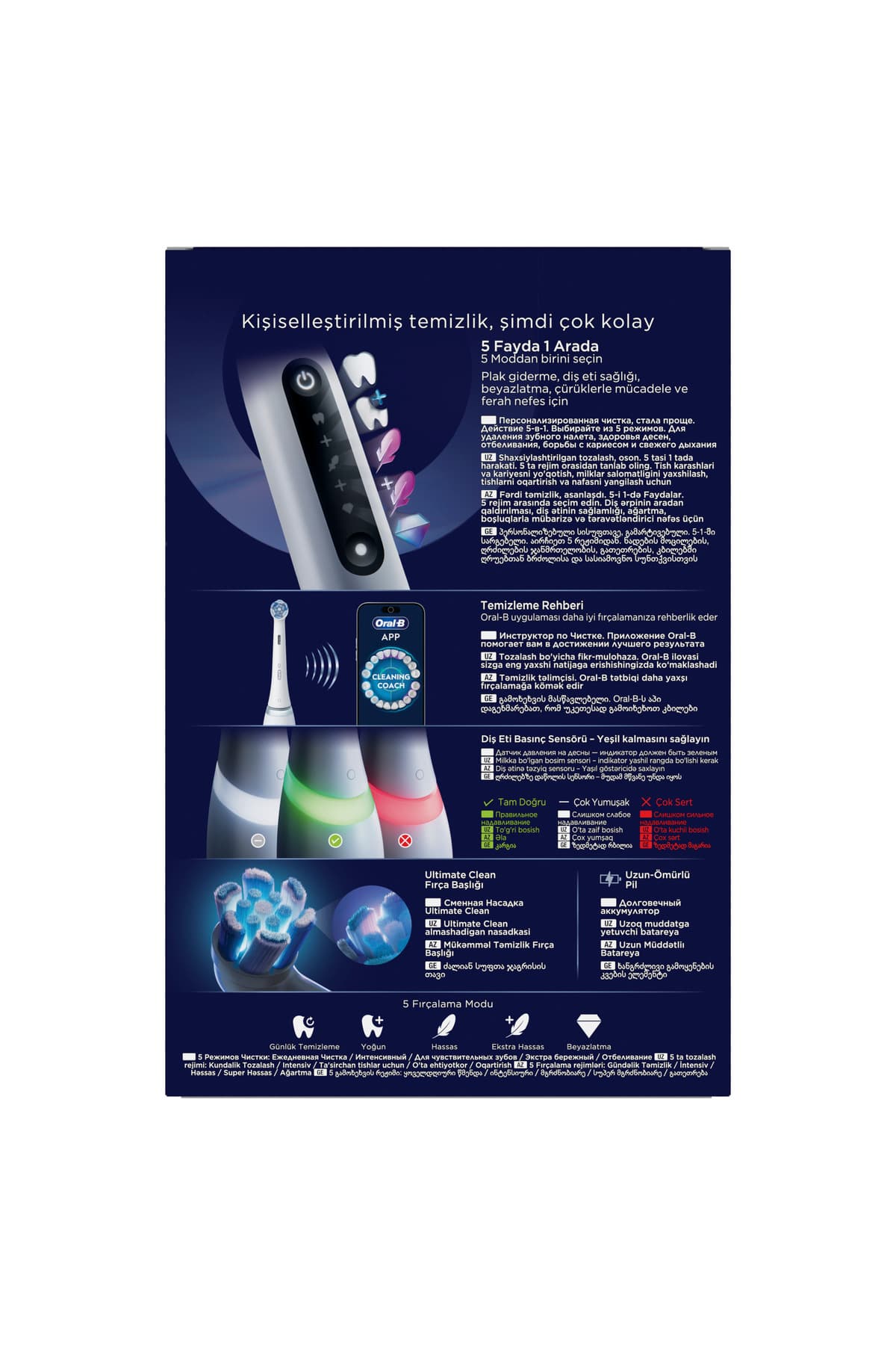 مسواک برقی شارژی Oral-B با 1 سری، باتری بادوام و کیف مسافرتی مدل iO5 مسواک برقی شارژی Oral-B با 1 سری، باتری بادوام و کیف مسافرتی مدل iO5