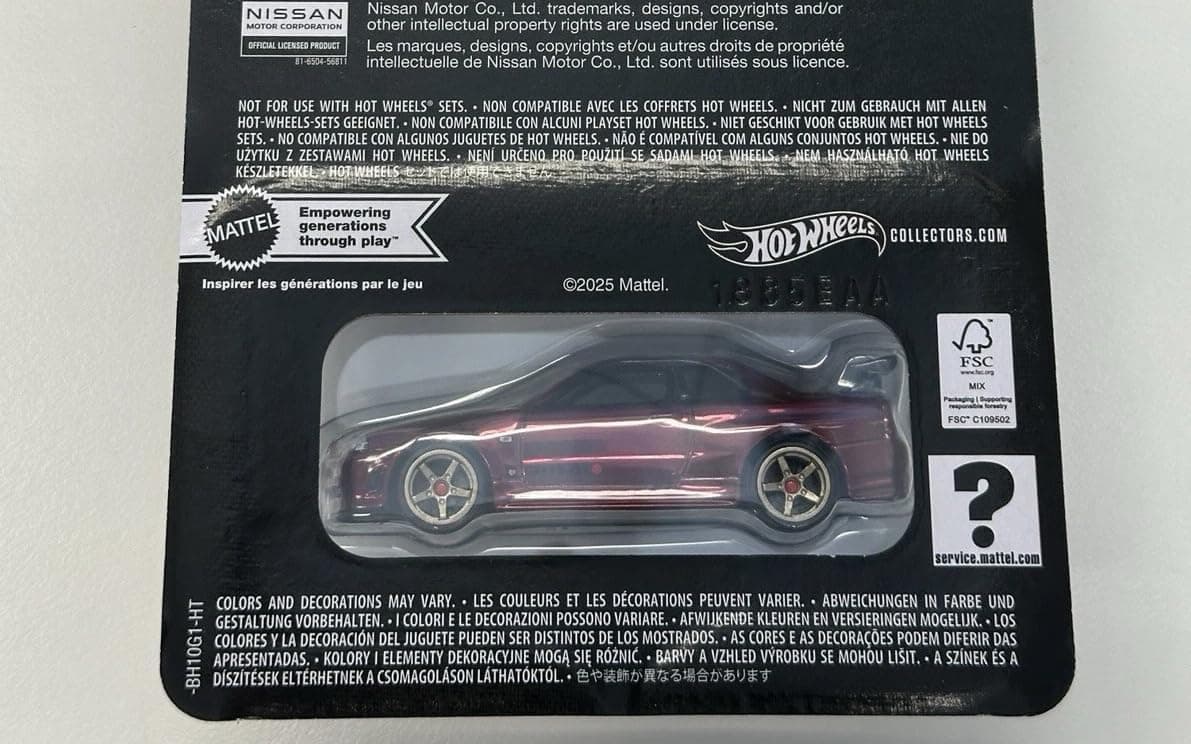 ماشین کلکسیونی Hot Wheels Nissan Skyline GT-R (BNR34) مدل RLC Exclusive Collectors sELECTIONs قرمز اکسبلاد ماشین کلکسیونی Hot Wheels Nissan Skyline GT-R (BNR34) مدل RLC Exclusive Collectors sELECTIONs قرمز اکسبلاد