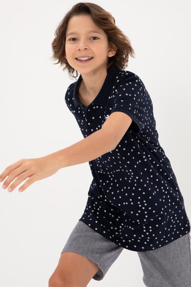 تیشرت پسرانه U.S. Polo Assn. سرمهای مدل 50295443-VR033 تیشرت پسرانه U.S. Polo Assn. سرمهای مدل 50295443-VR033