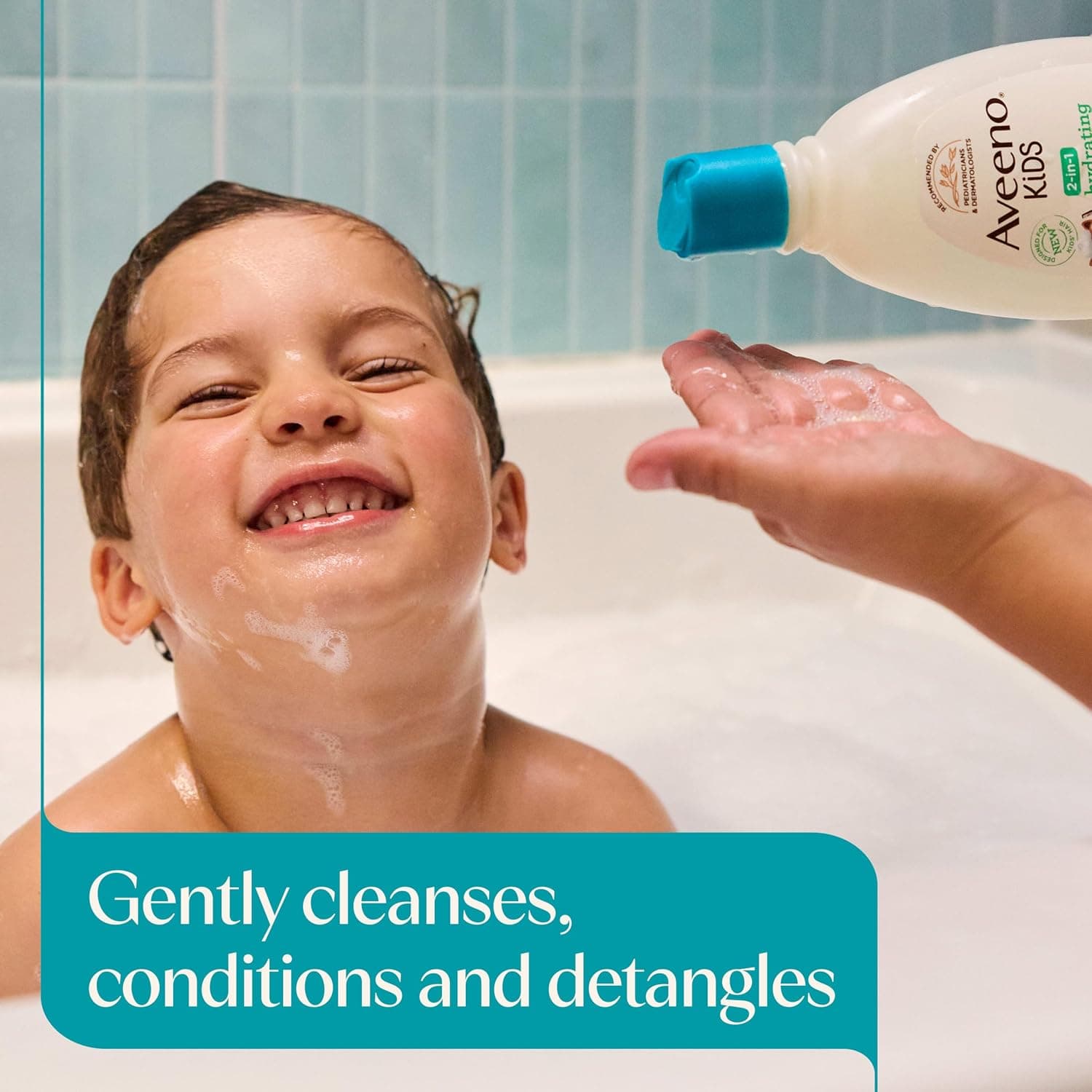 شامپو و نرمکننده 2 در 1 کودک Aveeno Baby حاوی عصاره جو دوسر، مناسب پوست و پوست سر حساس شامپو و نرمکننده 2 در 1 کودک Aveeno Baby حاوی عصاره جو دوسر، مناسب پوست و پوست سر حساس