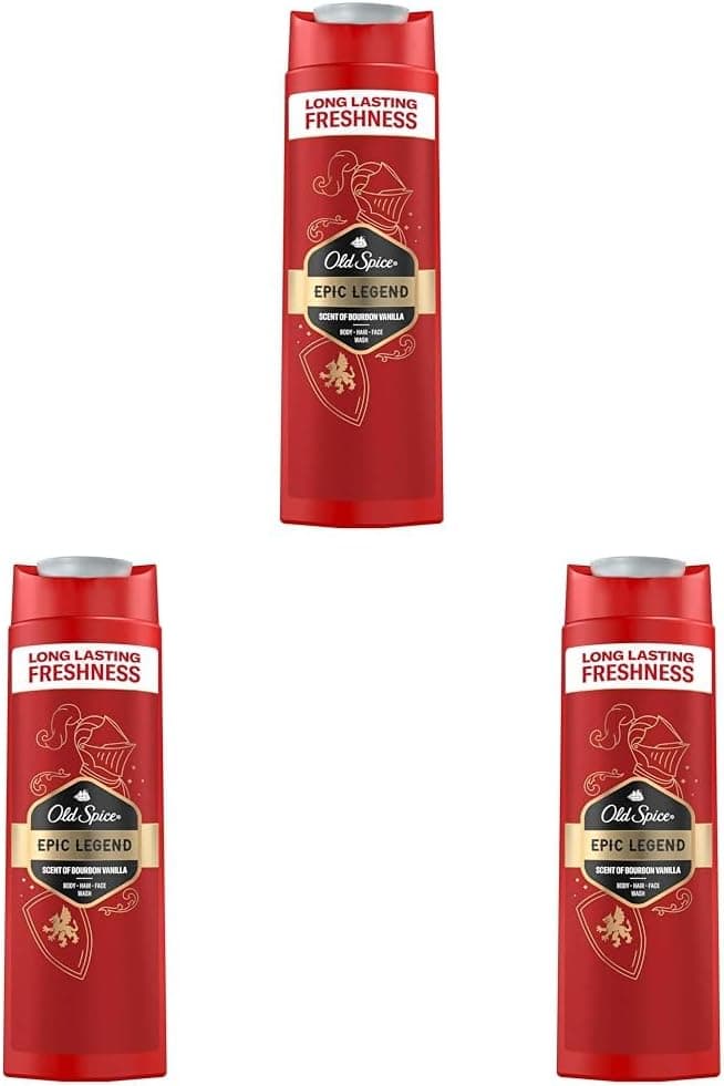 ژل دوش و شامپو مردانه Old Spice Epic Legend 400 Ml ژل دوش و شامپو مردانه Old Spice Epic Legend 400 Ml