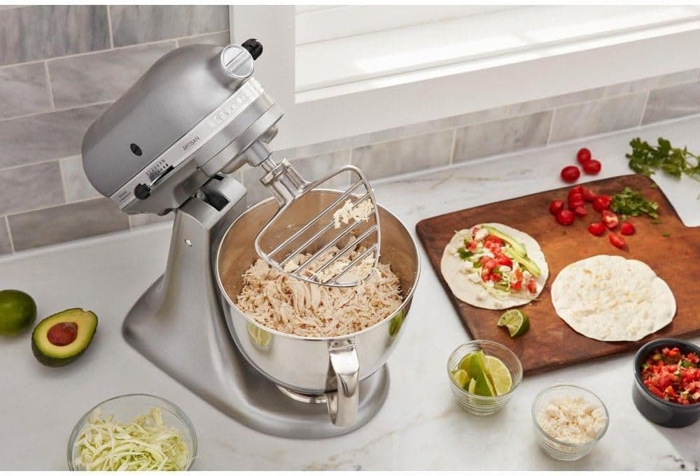 سری خمیرزن شیرینیپزی KitchenAid مناسب همزنهای کاسهای متوسط با موتور کجشونده استیل مدل 5KSMPB5SS سری خمیرزن شیرینیپزی KitchenAid مناسب همزنهای کاسهای متوسط با موتور کجشونده استیل مدل 5KSMPB5SS