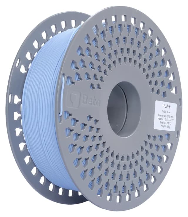 فیلامنت Beta Filament PLA+ آبی روشن فیلامنت Beta Filament PLA+ آبی روشن