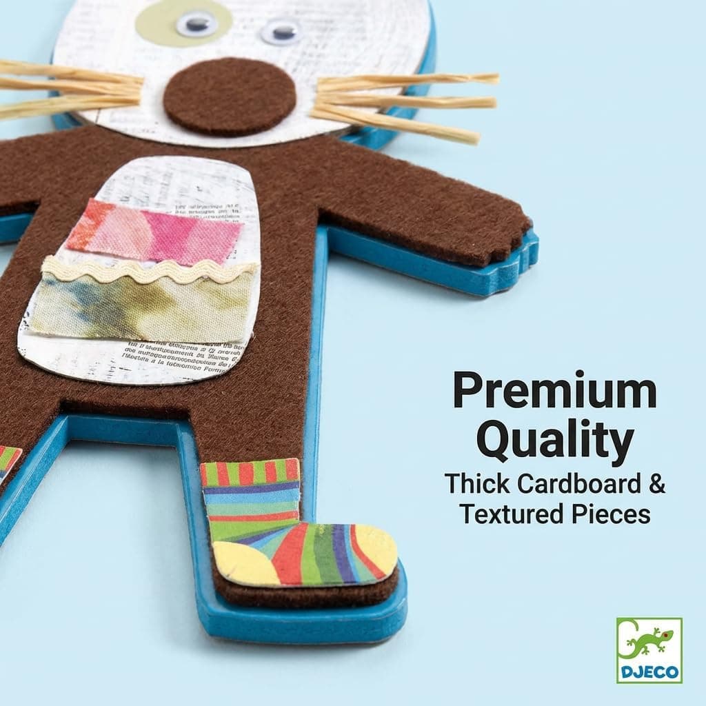 کاردستی کلاژ کاغذی Djeco Collages For Little Ones کاردستی کلاژ کاغذی Djeco Collages For Little Ones