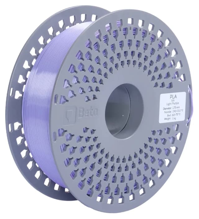 فیلامنت Beta Filament مدل PLA-Silk بنفش روشن فیلامنت Beta Filament مدل PLA-Silk بنفش روشن