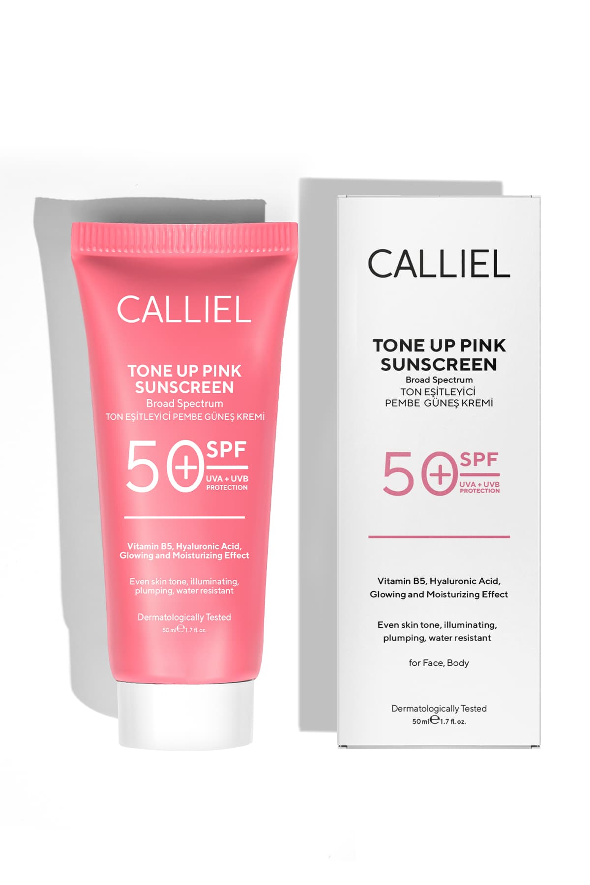 کرم ضدآفتاب رنگی CALLİEL روشنکننده و یکنواختکننده رنگ پوست SPF 50+ با اثر گلوتاتیون و اسید هیالورونیک 50 ml کرم ضدآفتاب رنگی CALLİEL روشنکننده و یکنواختکننده رنگ پوست SPF 50+ با اثر گلوتاتیون و اسید هیالورونیک 50 ml