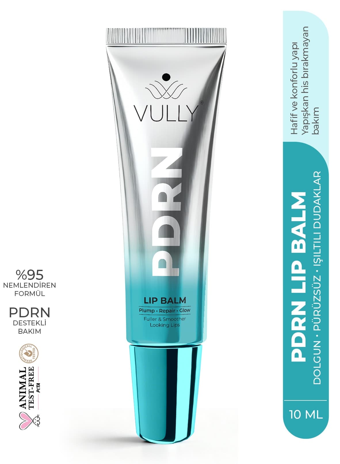 بالم لب VULLY شفاف PDRN Glow با هیالورونیک اسید و پپتید 10 ml بالم لب VULLY شفاف PDRN Glow با هیالورونیک اسید و پپتید 10 ml
