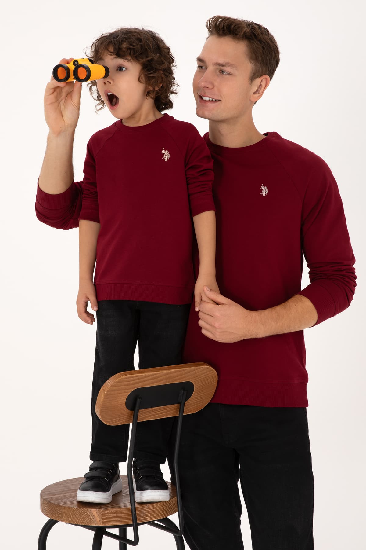 سوئیشرت مردانه U.S. Polo Assn. فیت معمولی یقه گرد زرشکی نازک مدل 50313752-VR014 سوئیشرت مردانه U.S. Polo Assn. فیت معمولی یقه گرد زرشکی نازک مدل 50313752-VR014