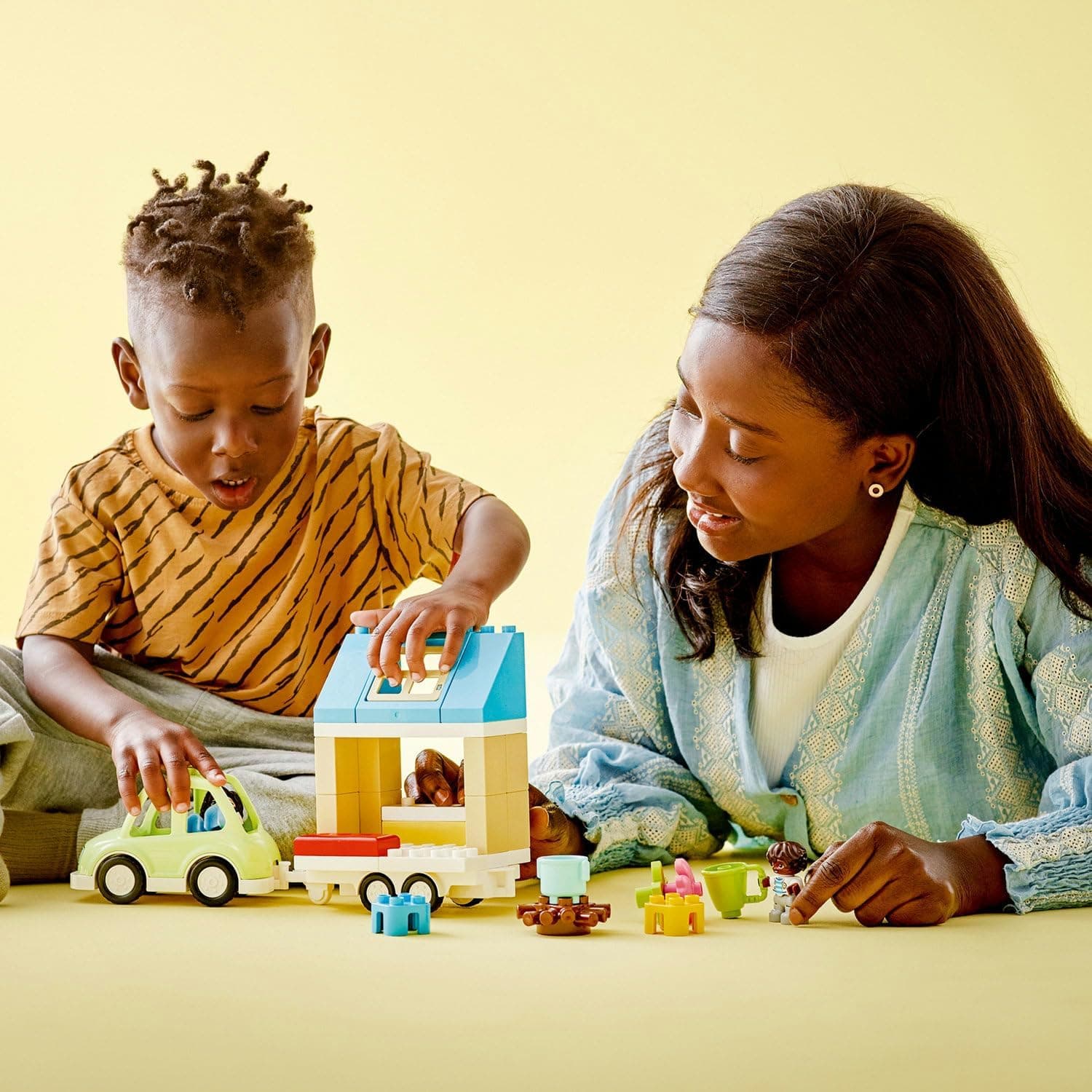لگو DUPLO خانه خانوادگی چرخدار کودک ، مناسب 2 سال به بالا، مدل 10986، 31 قطعه لگو DUPLO خانه خانوادگی چرخدار کودک ، مناسب 2 سال به بالا، مدل 10986، 31 قطعه