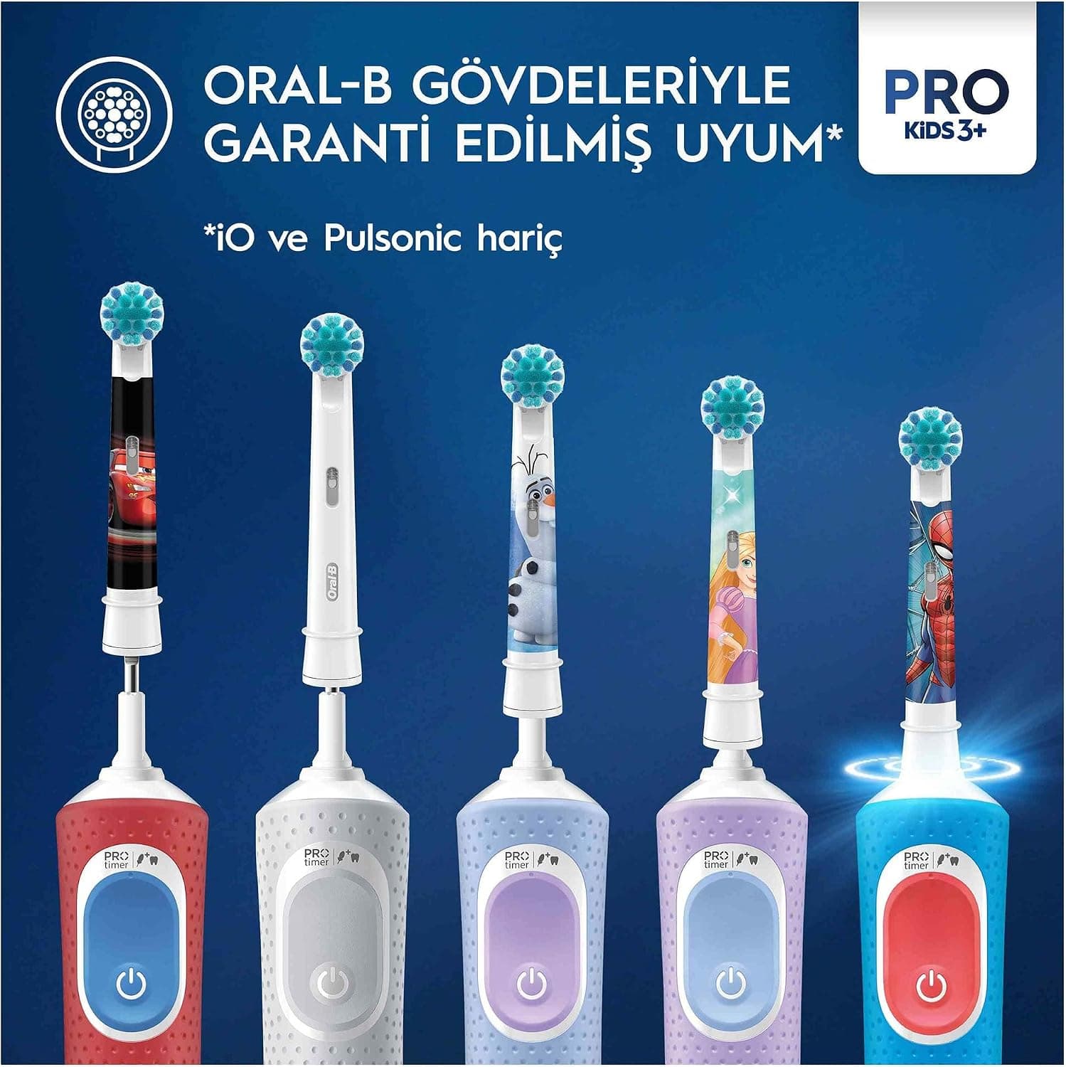 سری یدک مسواک شارژی کودک Oral-B طرح Spiderman، 2 عدد سری یدک مسواک شارژی کودک Oral-B طرح Spiderman، 2 عدد
