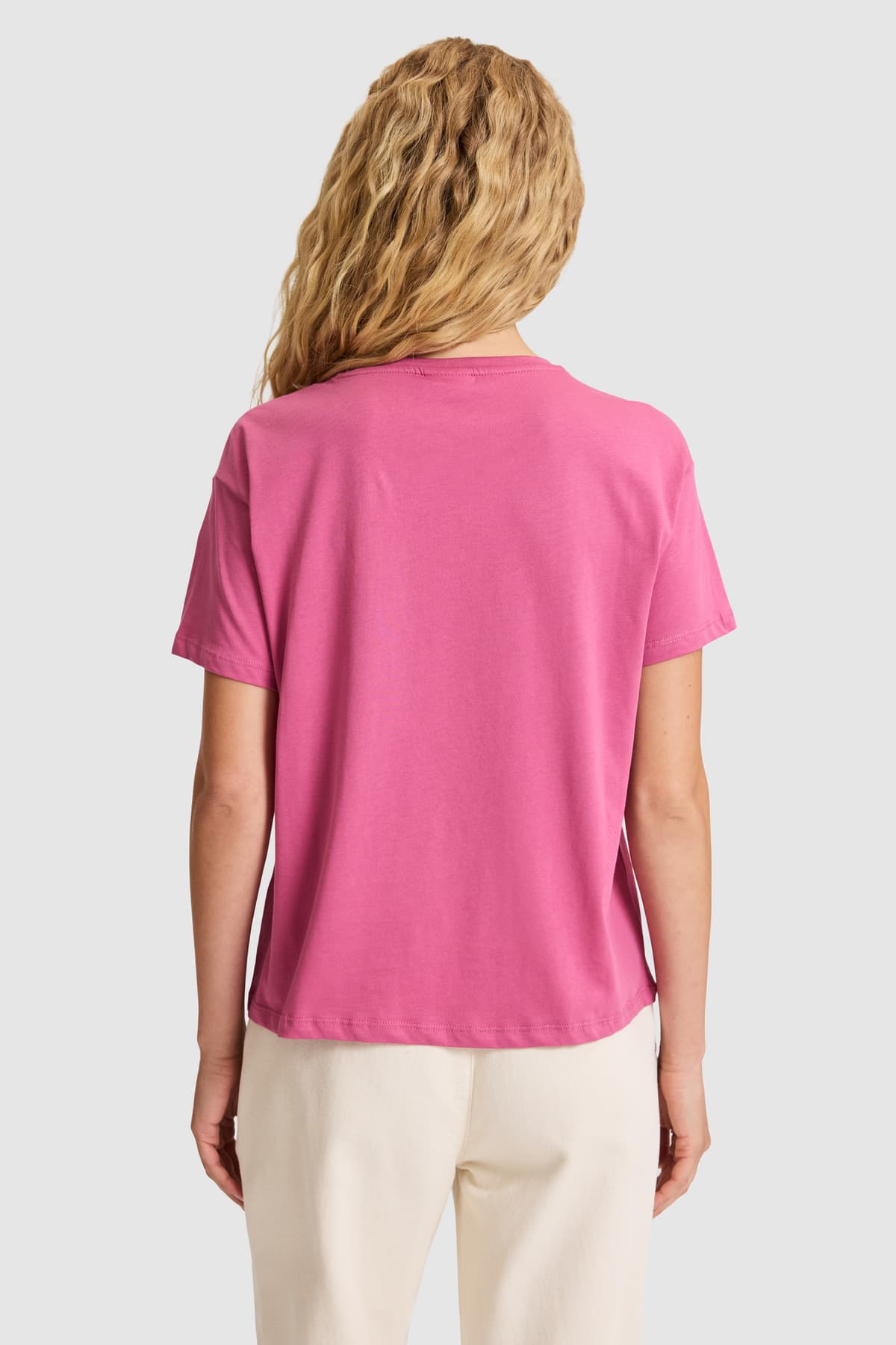 تیشرت زنانه یقهگرد U.S. Polo Assn. فوچیا مدل 50323530-VR023 تیشرت زنانه یقهگرد U.S. Polo Assn. فوچیا مدل 50323530-VR023