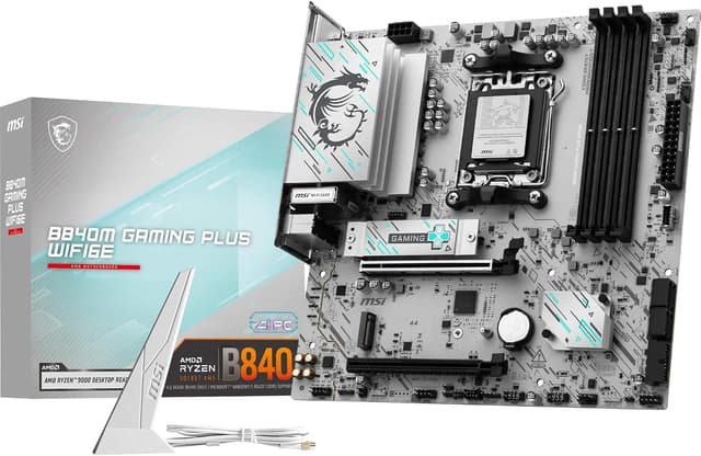 مادربرد MSI سوکت AM5 DDR5 mATX مدل PRO B840M GAMING PLUS WIFI6E مادربرد MSI سوکت AM5 DDR5 mATX مدل PRO B840M GAMING PLUS WIFI6E