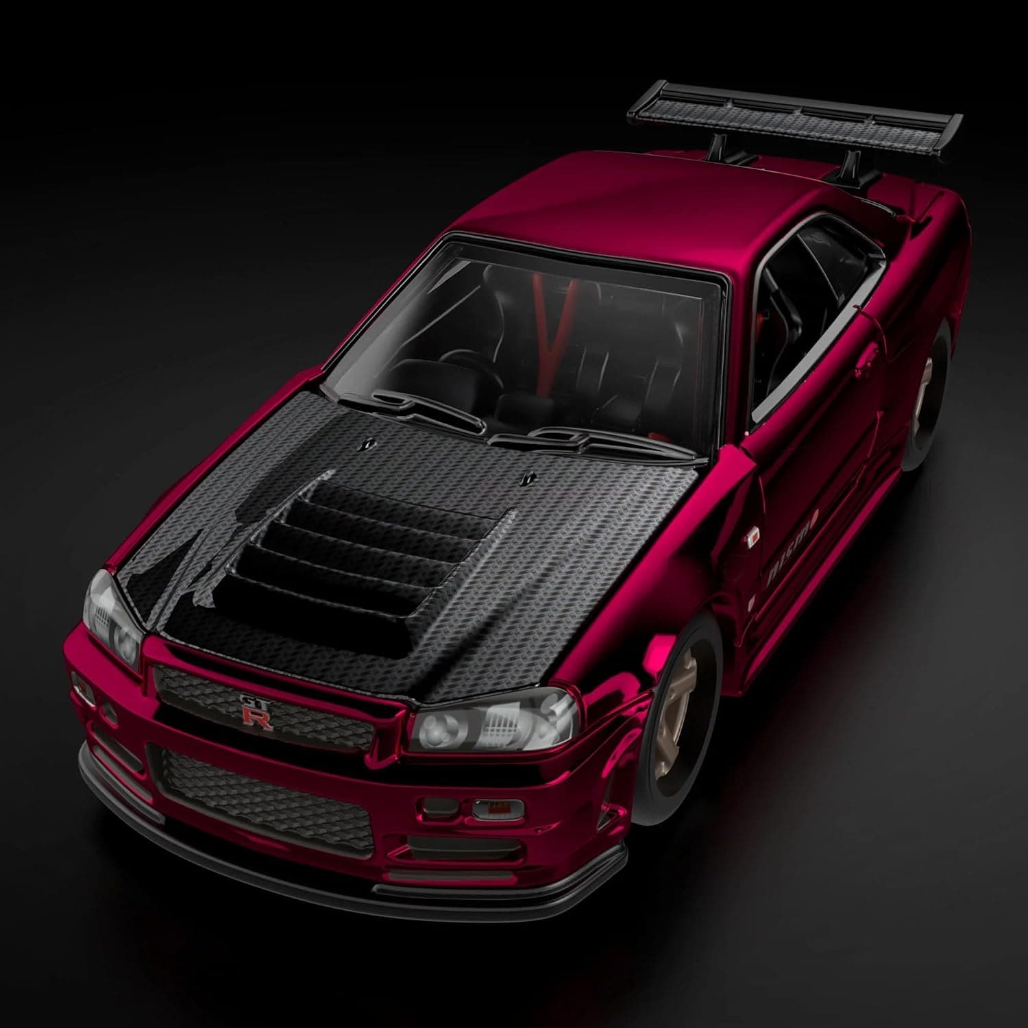ماشین کلکسیونی Hot Wheels Nissan Skyline GT-R (BNR34) مدل RLC Exclusive Collectors sELECTIONs قرمز اکسبلاد ماشین کلکسیونی Hot Wheels Nissan Skyline GT-R (BNR34) مدل RLC Exclusive Collectors sELECTIONs قرمز اکسبلاد
