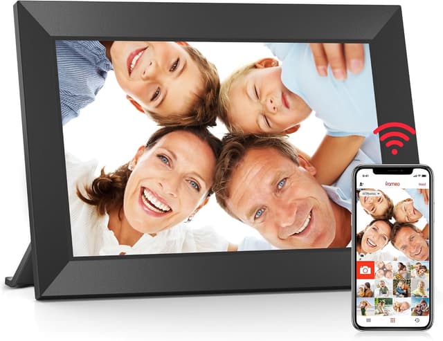 قاب عکس دیجیتال BIGASUO مدل Frameo با نمایشگر لمسی HD IPS، حافظه 32GB قاب عکس دیجیتال BIGASUO مدل Frameo با نمایشگر لمسی HD IPS، حافظه 32GB