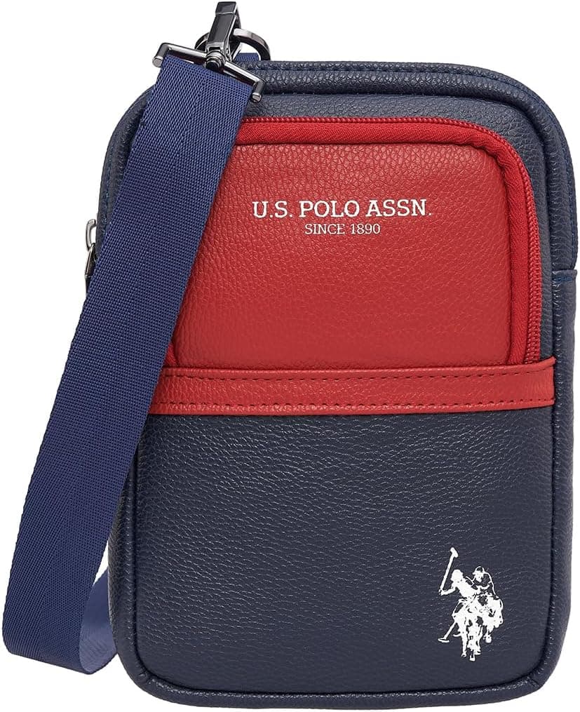 کیف پستچی یونیسکس U.S. POLO ASSN با جای گوشی کراسبادی سرمهای مدل 24593P کیف پستچی یونیسکس U.S. POLO ASSN با جای گوشی کراسبادی سرمهای مدل 24593P