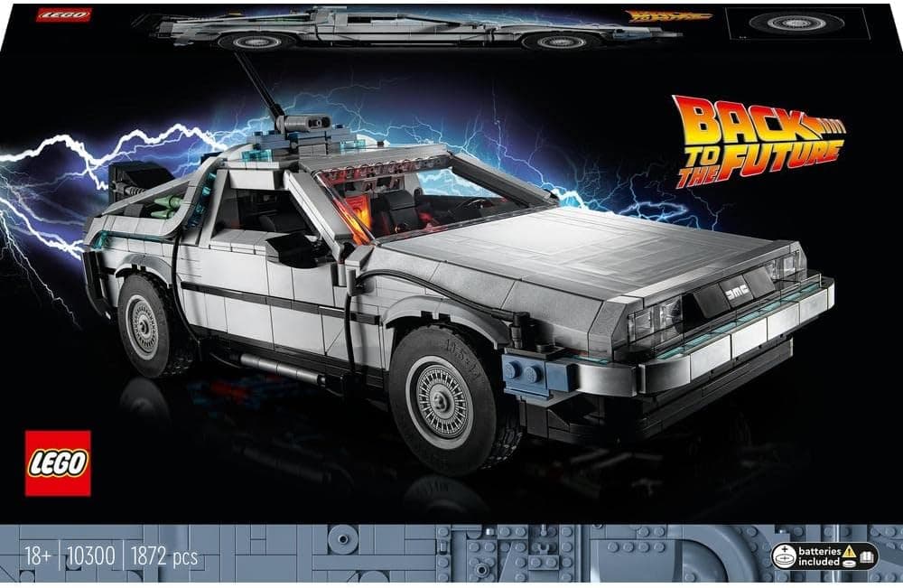 لگو Icons ماشین زمان Back to the Future مدل 10300 لگو Icons ماشین زمان Back to the Future مدل 10300