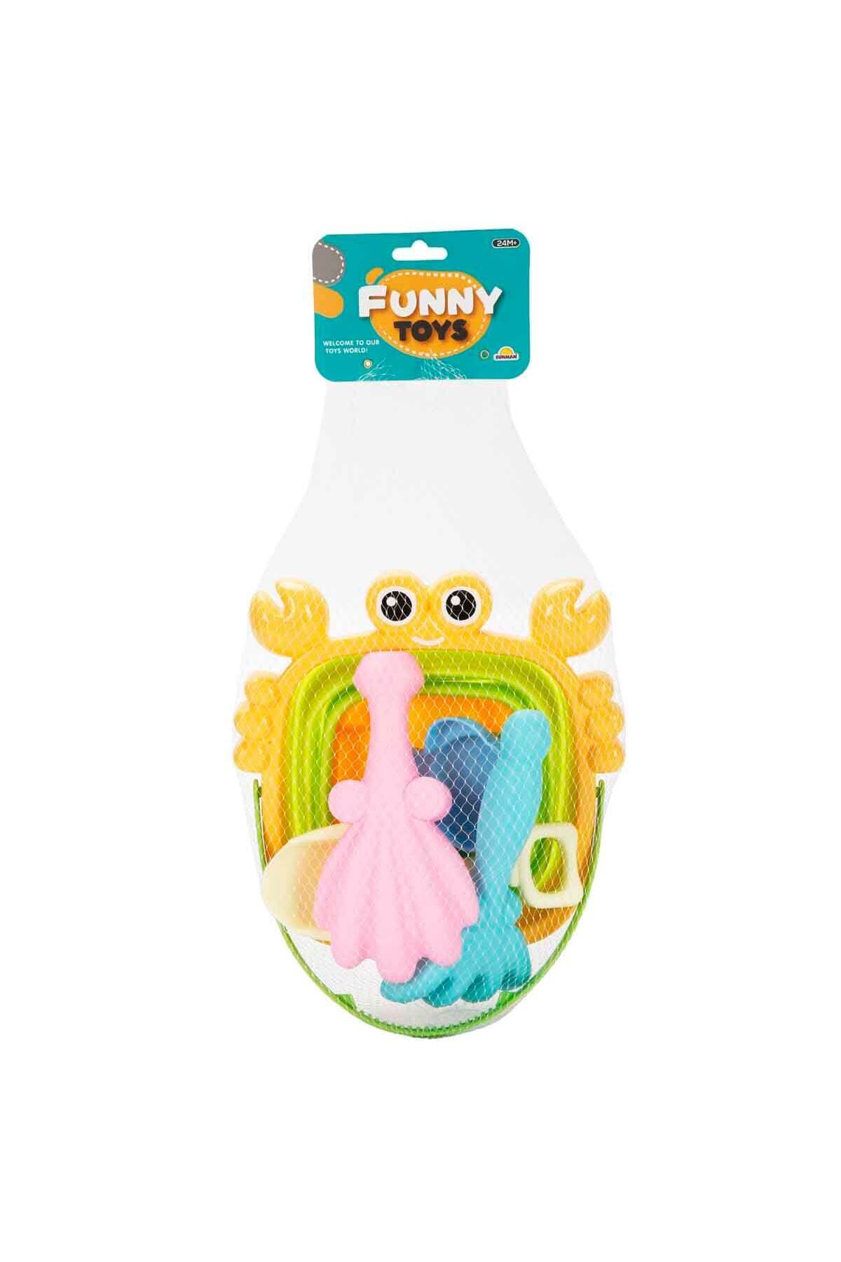 ست سطل تاشو شکلدار Sunman با طرح خرچنگ زرد ست سطل تاشو شکلدار Sunman با طرح خرچنگ زرد