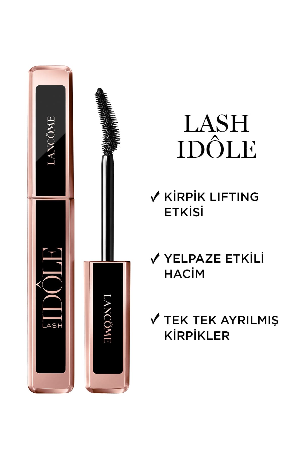 ریمل Lancome Lash Idole لیفتکننده و حجمدهنده مشکی مدل 01 3614273066365 ریمل Lancome Lash Idole لیفتکننده و حجمدهنده مشکی مدل 01 3614273066365
