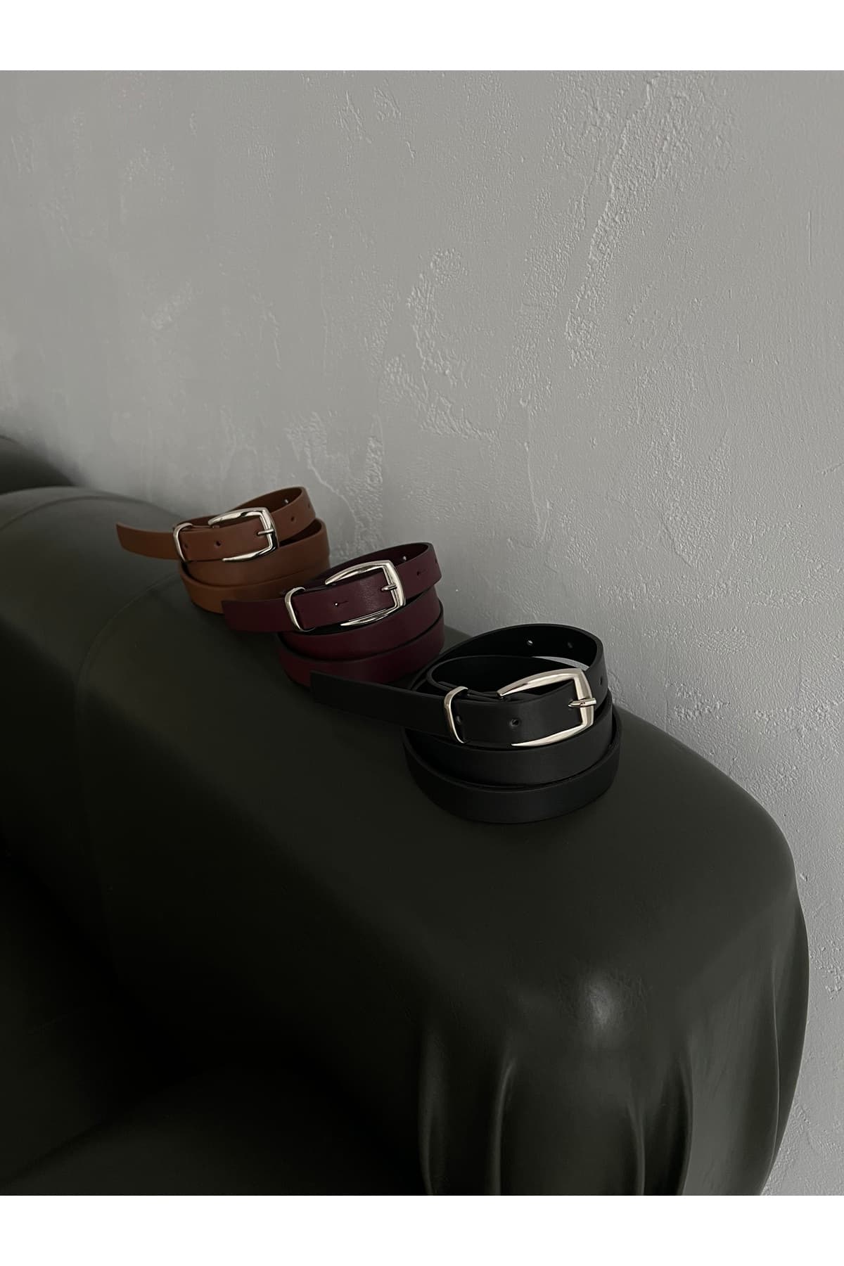 کمربند زنانه coaksco مستطیلی ساده مجموعه 3 عددی کمربند زنانه coaksco مستطیلی ساده مجموعه 3 عددی