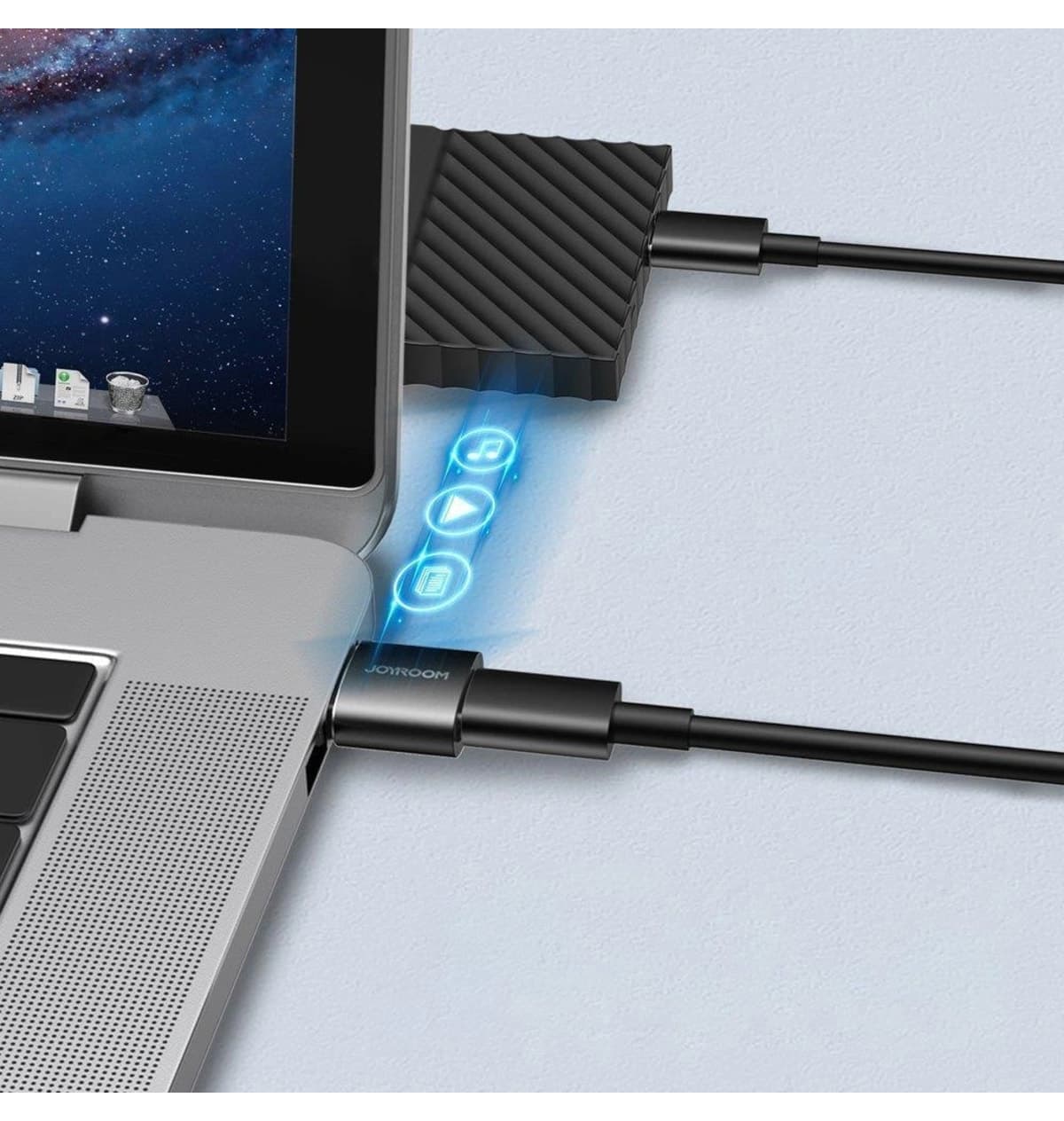 آداپتور Joyroom USB به Type-C مشکی مدل S-H152 آداپتور Joyroom USB به Type-C مشکی مدل S-H152