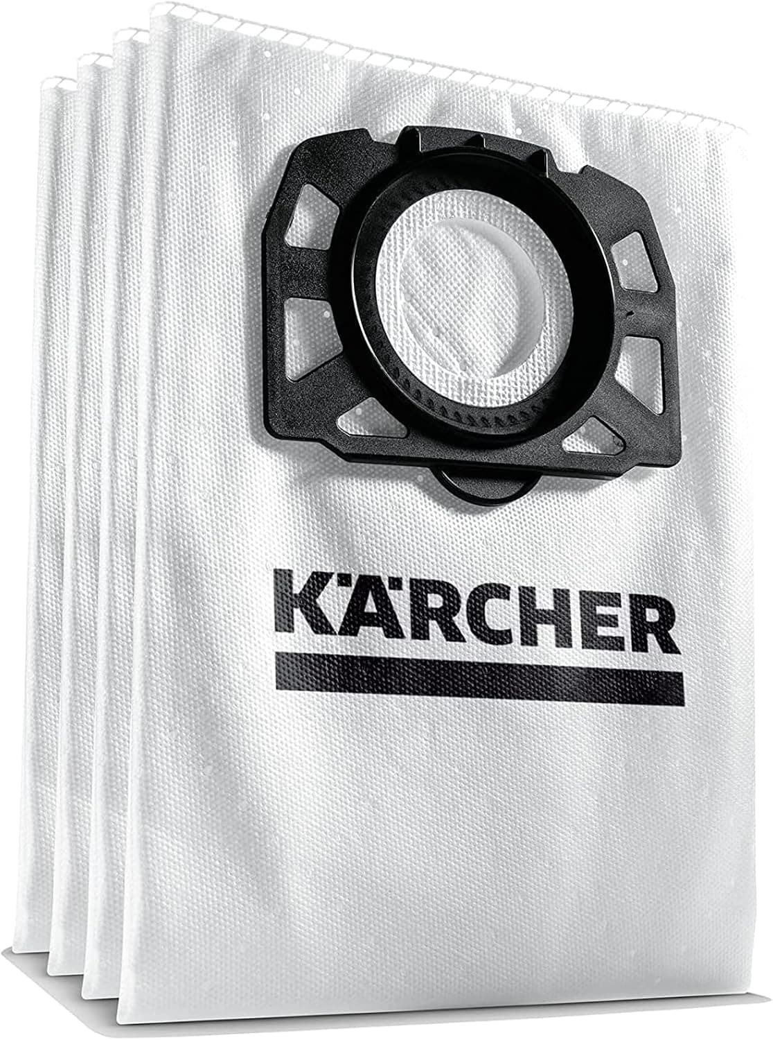 کیسه فیلتر جاروبرقی KÄRCHER 4-Pack سه لایه ضدپارگی سفید مدل KFI 487 کیسه فیلتر جاروبرقی KÄRCHER 4-Pack سه لایه ضدپارگی سفید مدل KFI 487