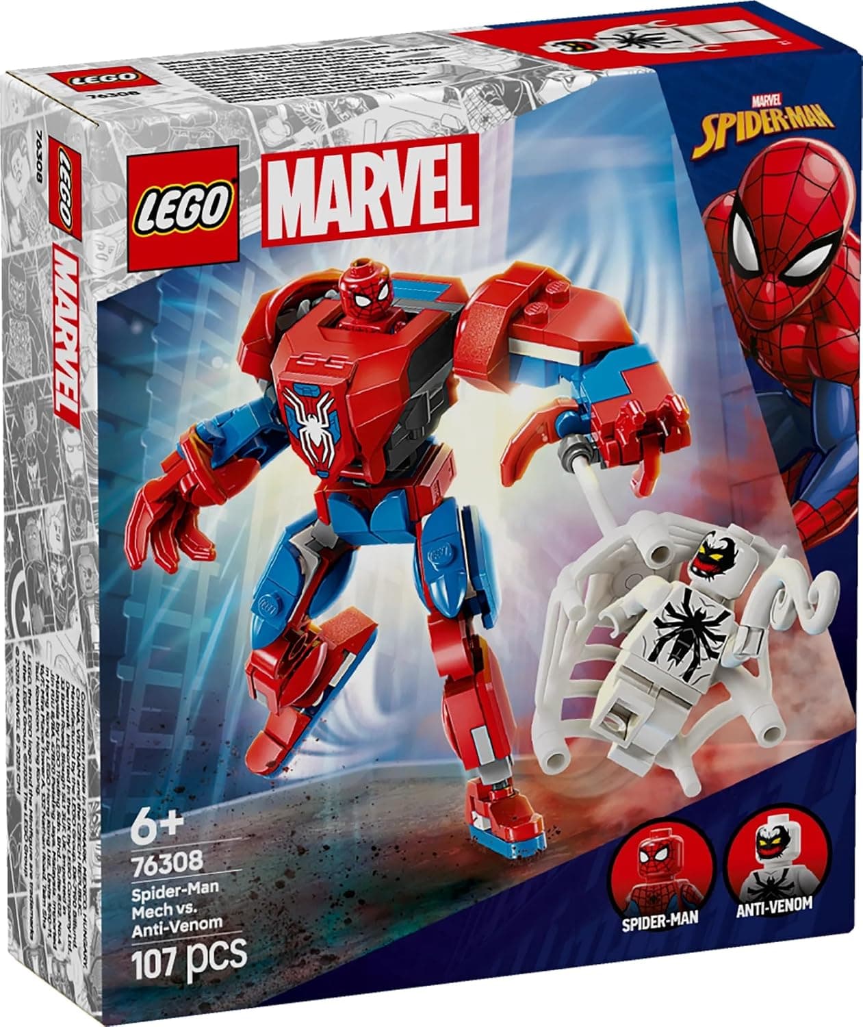 لگو Marvel Spider-Man Mech vs. Anti-Venom مدل 76308 لگو Marvel Spider-Man Mech vs. Anti-Venom مدل 76308