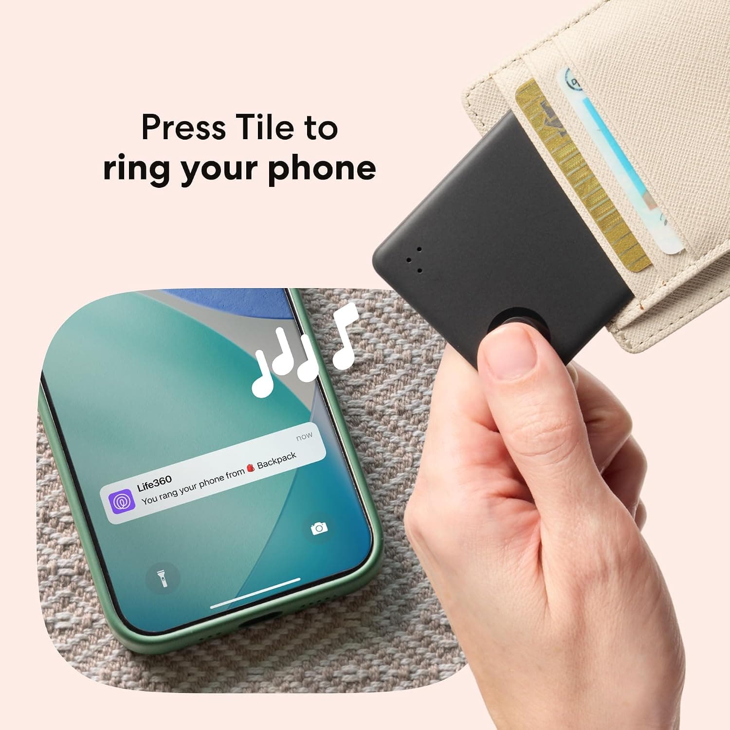 ردیاب بلوتوثی وسایل Life360 سازگار با iOS و Android مدل Tile Slim 1-Pack مشکی ردیاب بلوتوثی وسایل Life360 سازگار با iOS و Android مدل Tile Slim 1-Pack مشکی