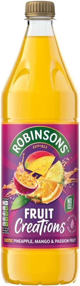 نوشیدنی Robinsons Fruit Creations با طعم آناناس، انبه و میوه شور 1L نوشیدنی Robinsons Fruit Creations با طعم آناناس، انبه و میوه شور 1L