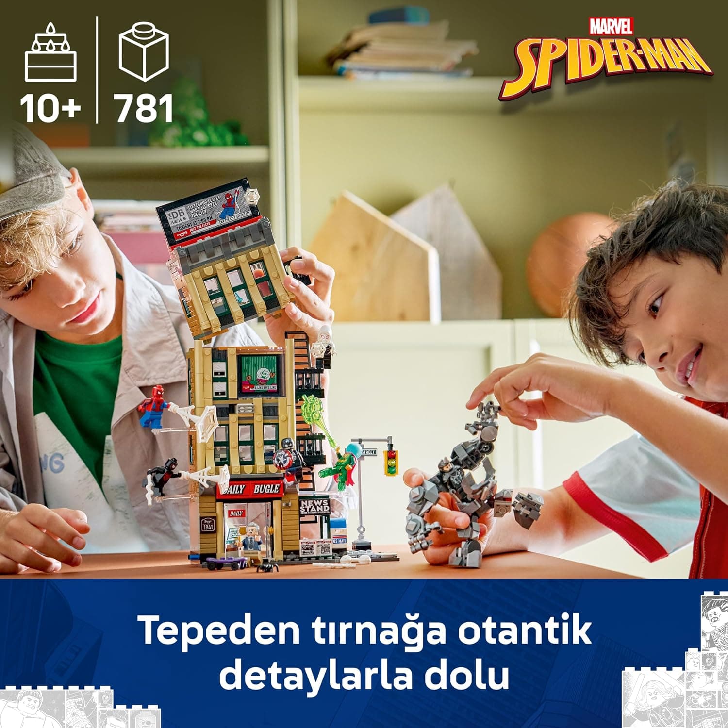 لگو Marvel مرد عنکبوتی علیه Mysterio Daily Bugle مدل 76342 لگو Marvel مرد عنکبوتی علیه Mysterio Daily Bugle مدل 76342