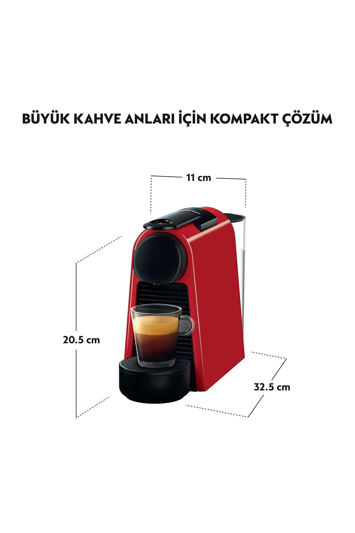 دستگاه اسپرسوساز Nespresso Essenza Mini قرمز مدل D30 دستگاه اسپرسوساز Nespresso Essenza Mini قرمز مدل D30