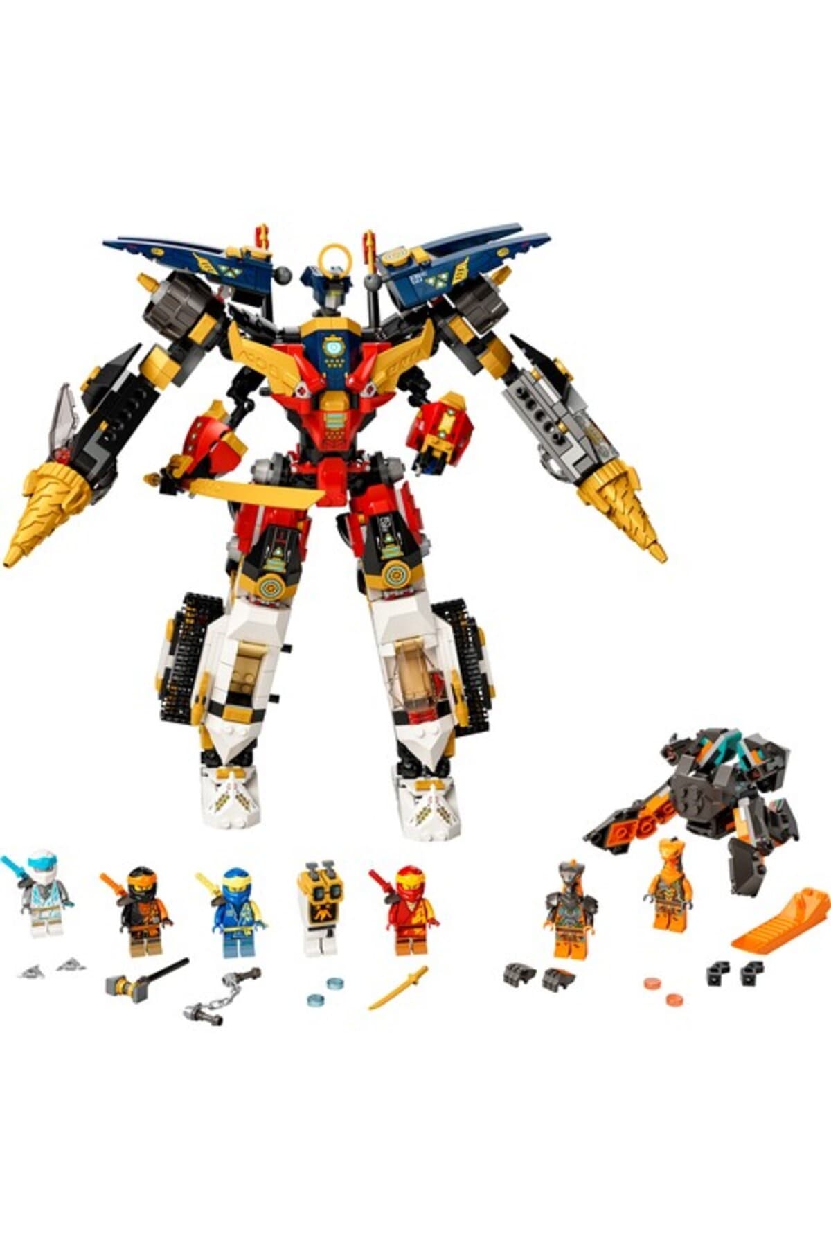 لگو Ninjago ربات کمبوی اولترا نینجا مدل 71765 1104 قطعه لگو Ninjago ربات کمبوی اولترا نینجا مدل 71765 1104 قطعه