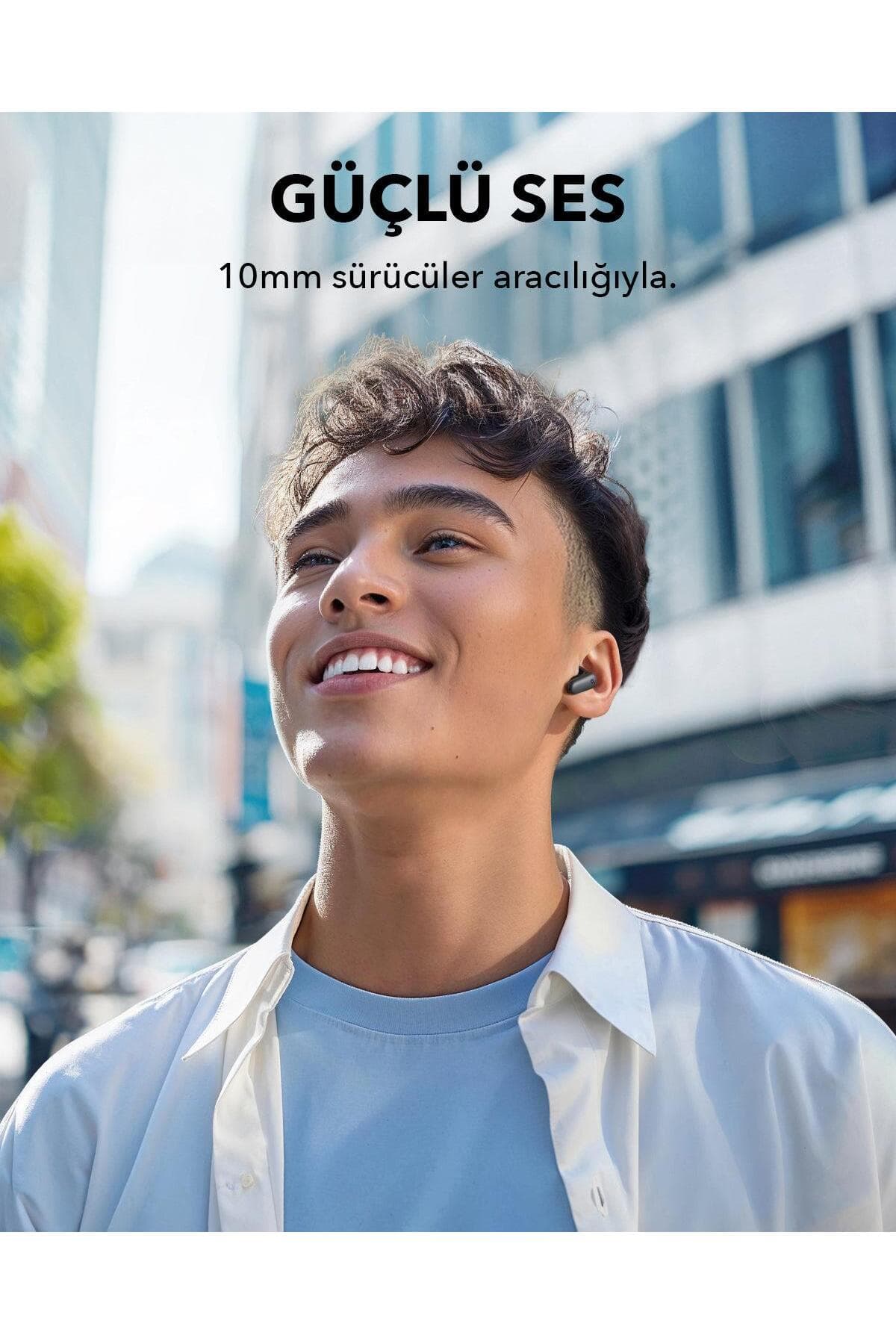 هدفون بلوتوثی داخلگوشی Anker Soundcore R50i NC با حذف نویز فعال سفید مدل A3959 هدفون بلوتوثی داخلگوشی Anker Soundcore R50i NC با حذف نویز فعال سفید مدل A3959