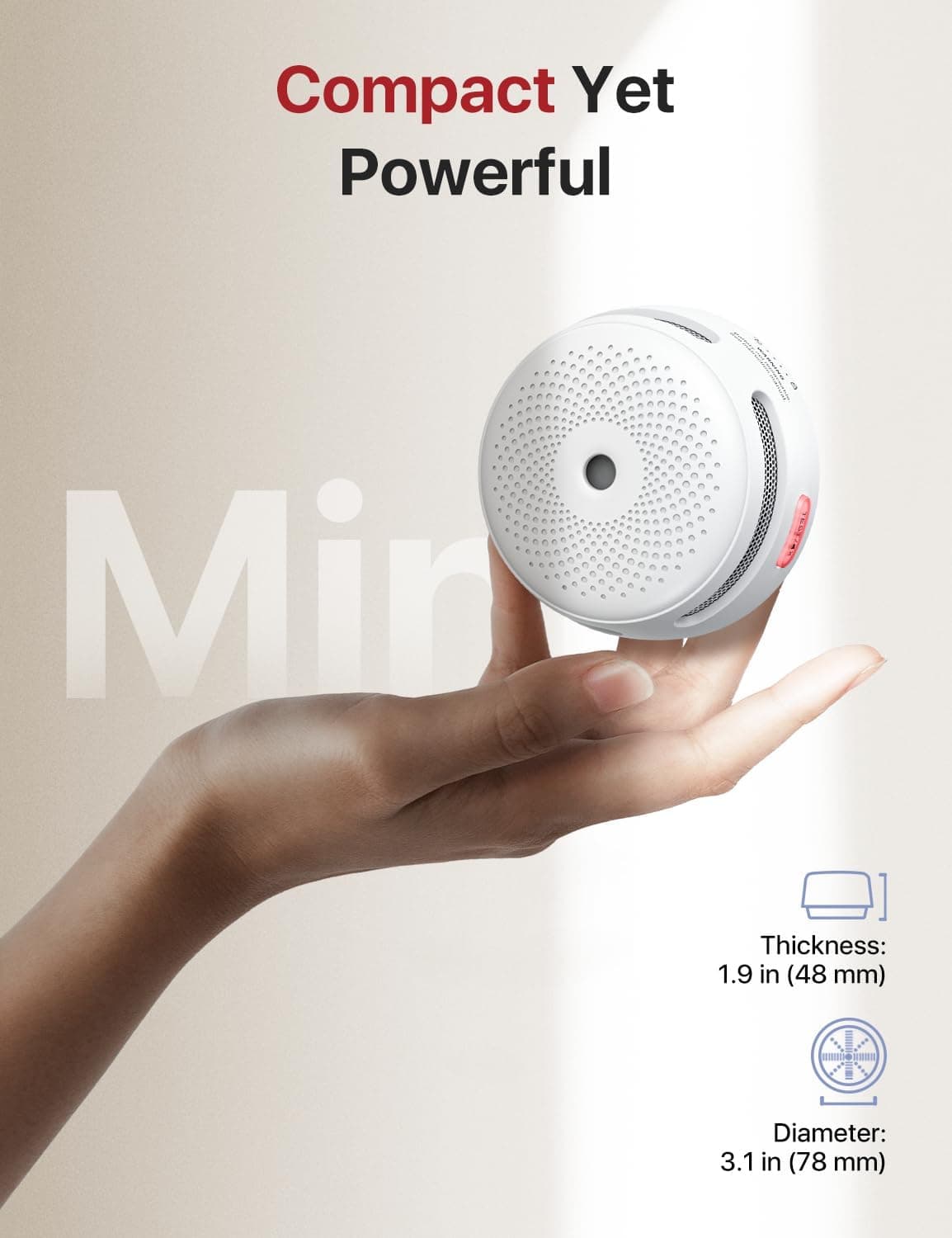 آشکارساز دود مینی X-Sense فوتوالکتریک با باتری ۱۰ ساله مدل XS01 آشکارساز دود مینی X-Sense فوتوالکتریک با باتری ۱۰ ساله مدل XS01