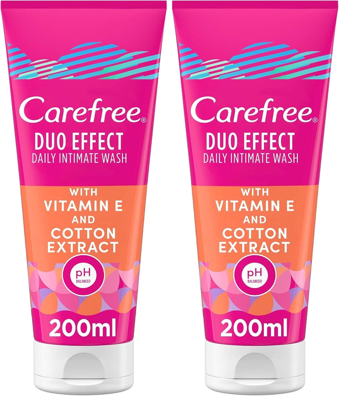 شوینده بهداشتی بانوان Carefree Duo Effect روزانه با چای سبز و آلوئهورا 200ml شوینده بهداشتی بانوان Carefree Duo Effect روزانه با چای سبز و آلوئهورا 200ml