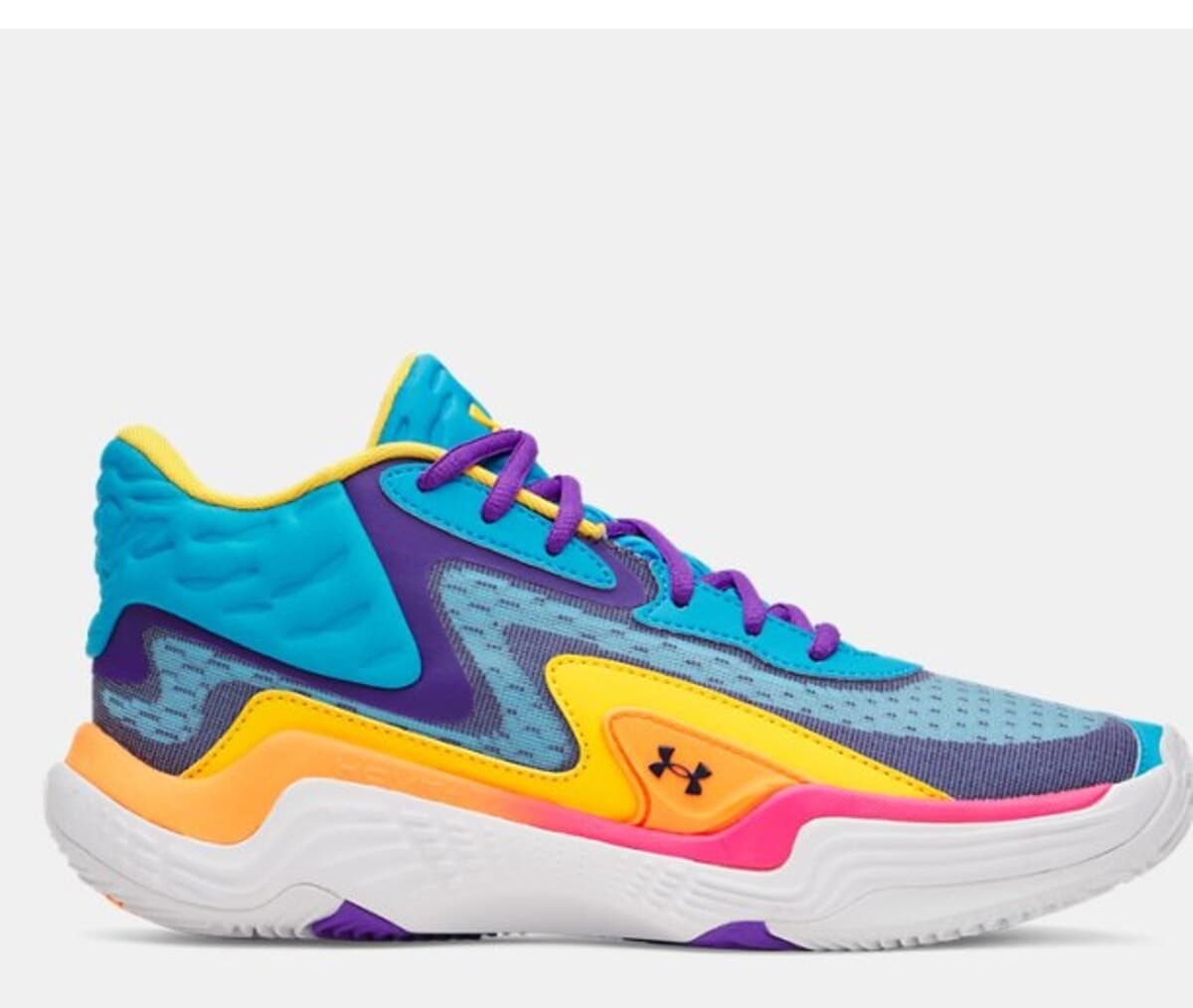 کفش بسکتبال مردانه Under Armour مدل UA Spawn 7 Mid 6000753-419 کفش بسکتبال مردانه Under Armour مدل UA Spawn 7 Mid 6000753-419