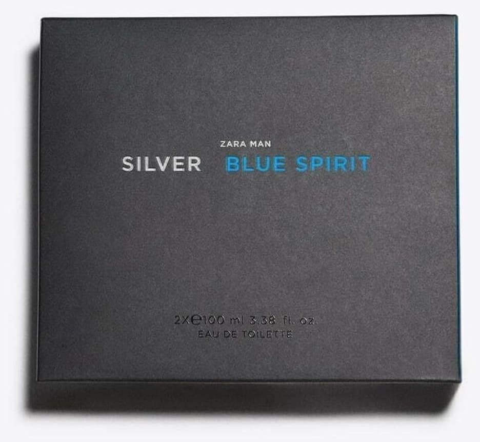 ست عطر مردانه Zara Man Silver و Man Blue Spirit EDT 2×90ml مدل ZSILVERBLUE100 ست عطر مردانه Zara Man Silver و Man Blue Spirit EDT 2×90ml مدل ZSILVERBLUE100