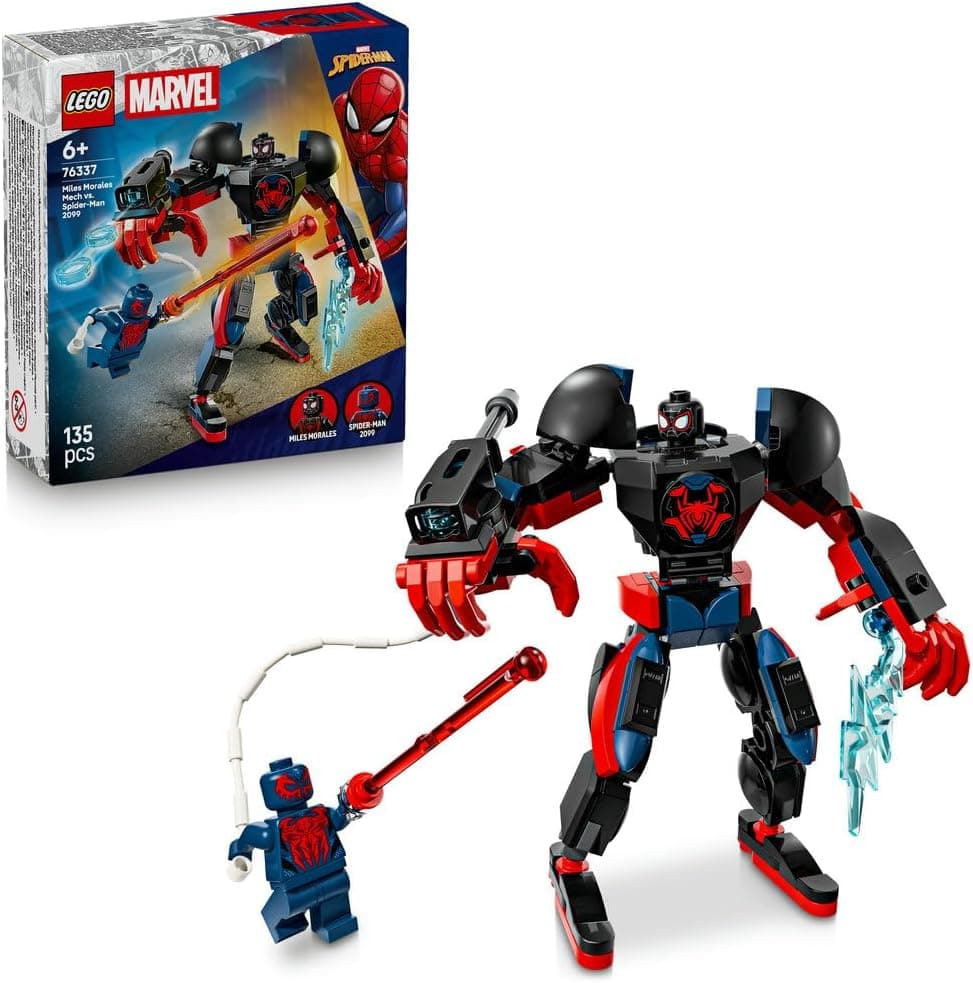 لگو Marvel Miles Morales Mech vs. Spider-Man 2099 مدل 76337 لگو Marvel Miles Morales Mech vs. Spider-Man 2099 مدل 76337