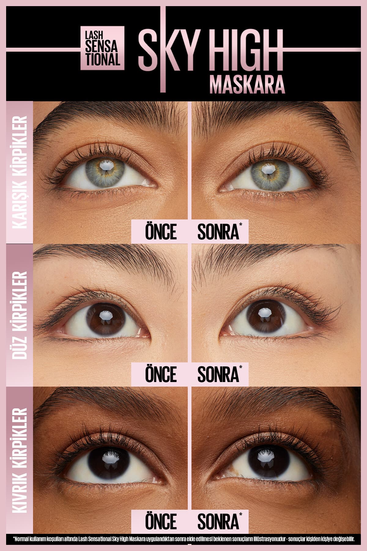 ست آرایشی Maybelline New York ریمل Sky High، ثابتکننده ابرو، کانسیلر 01 و کیف هدیه ست آرایشی Maybelline New York ریمل Sky High، ثابتکننده ابرو، کانسیلر 01 و کیف هدیه