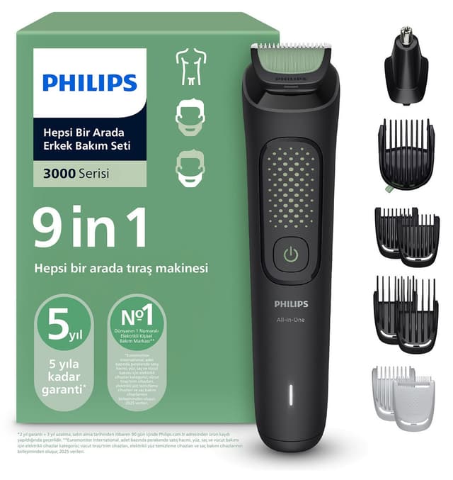 ست اصلاح مردانه Philips 9in1 با تیغ مناسب پوست مدل MG3946/15 ست اصلاح مردانه Philips 9in1 با تیغ مناسب پوست مدل MG3946/15