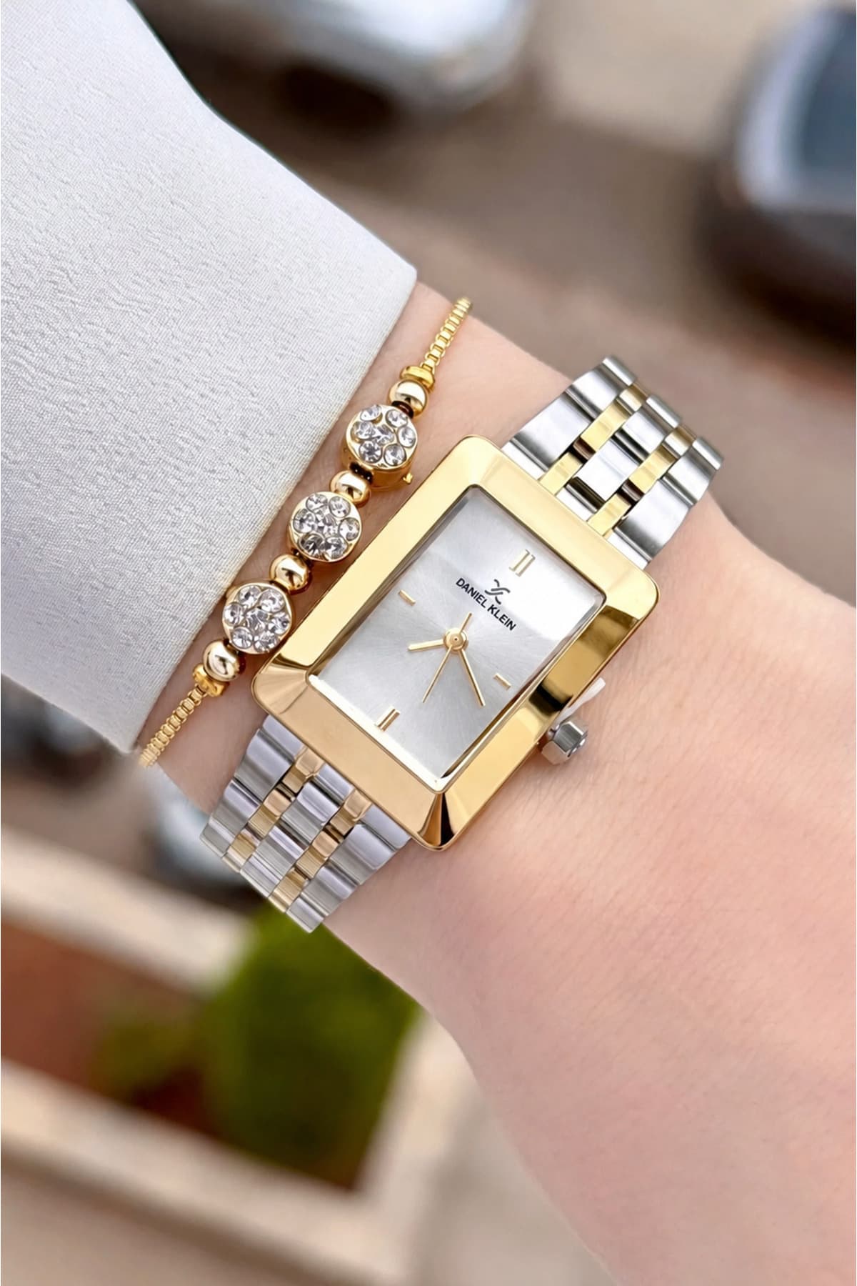 ساعت مچی زنانه Daniel Klein Gold خاکستری 22 mm همراه دستبند ساعت مچی زنانه Daniel Klein Gold خاکستری 22 mm همراه دستبند