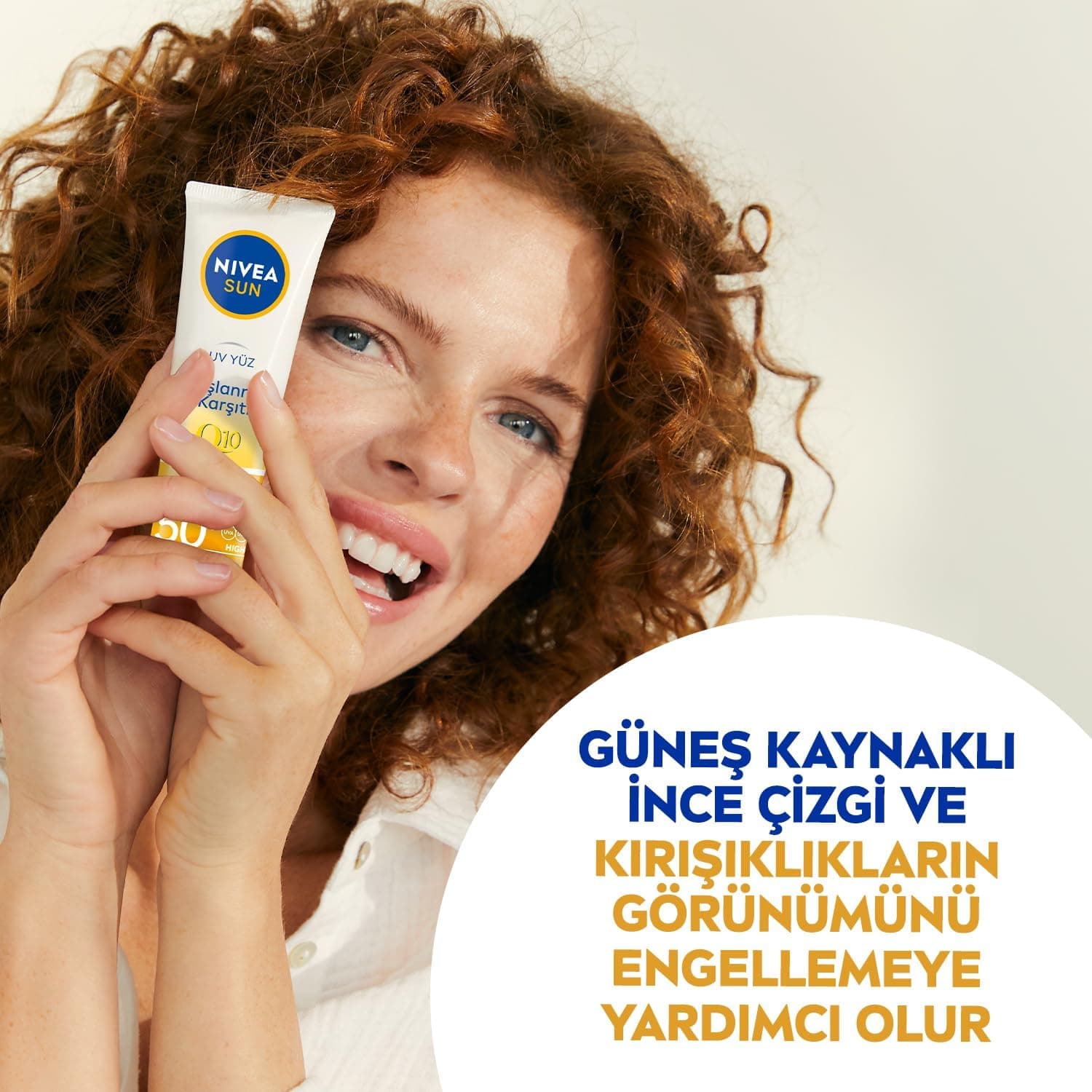 کرم ضد آفتاب صورت NIVEA SUN ضد پیری و لک Q10 SPF50 50 ml کرم ضد آفتاب صورت NIVEA SUN ضد پیری و لک Q10 SPF50 50 ml